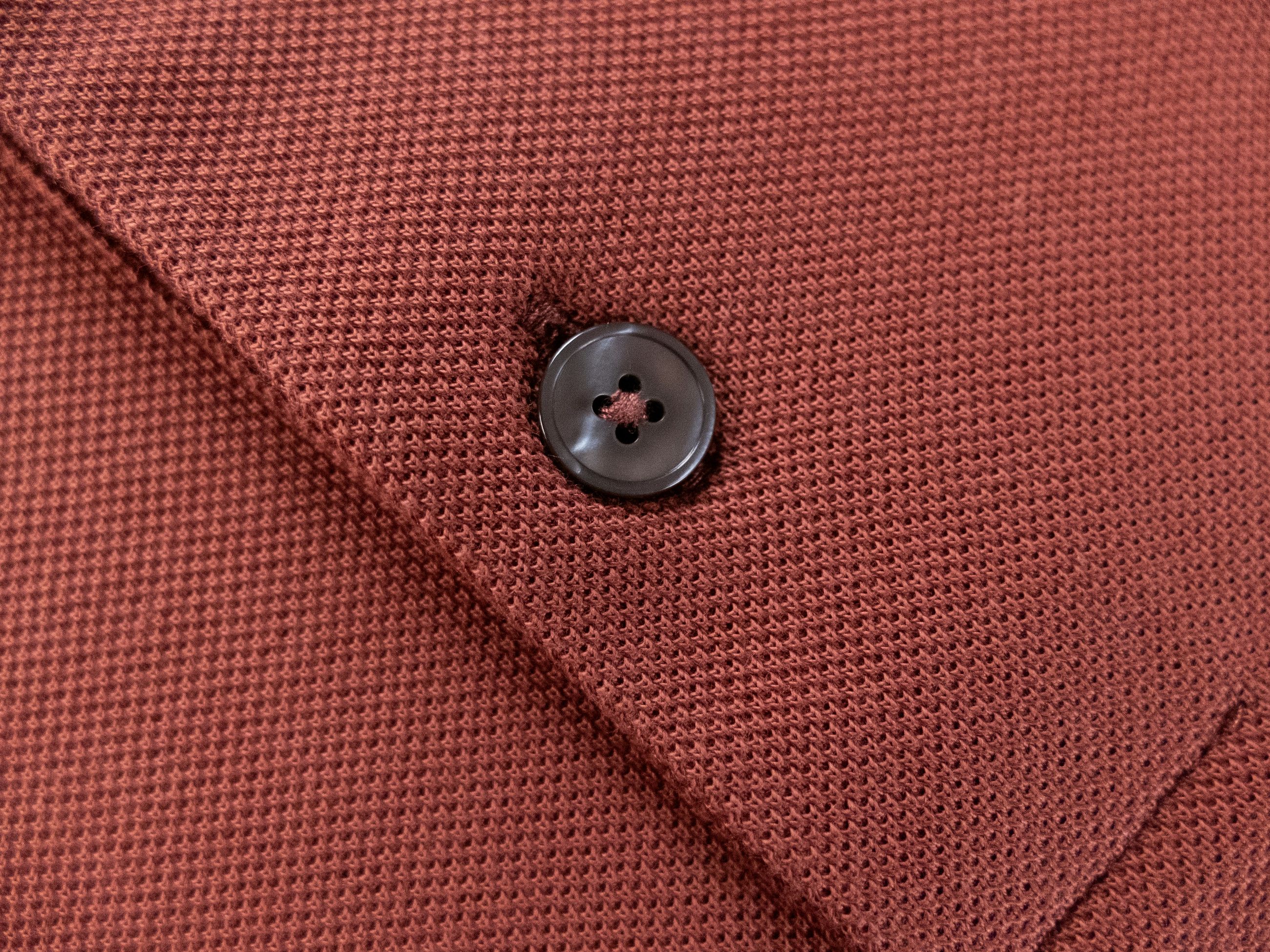 Ermenegildo Zegna ZEGNA solid brick red cotton polo shirt 50 Medium authentic Size US M / EU 48-50 / 2 - 8 Thumbnail
