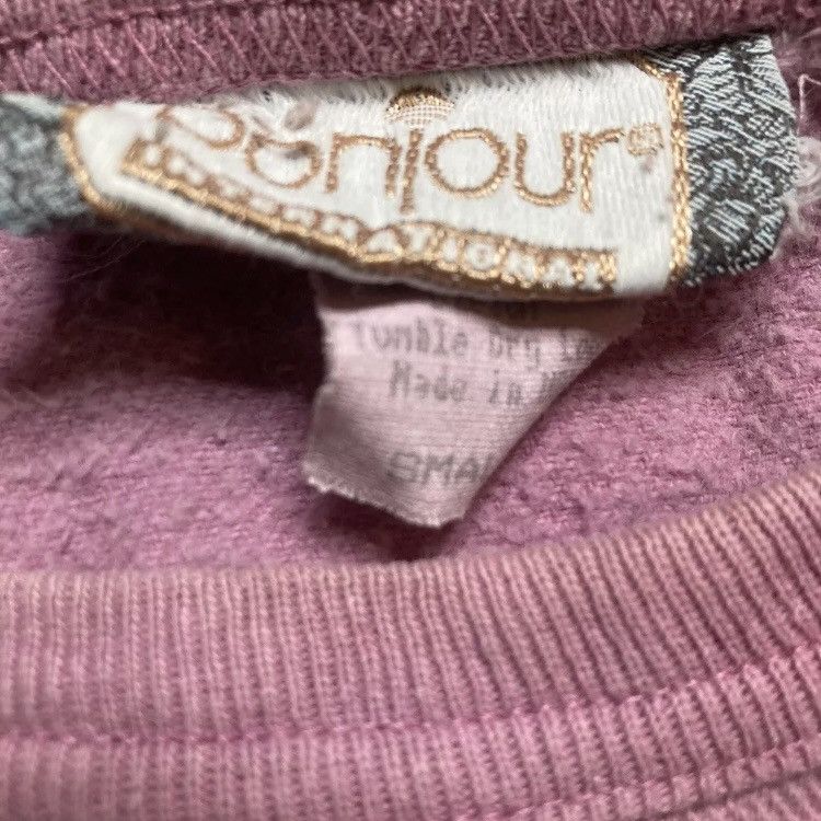 Vintage Vintage Bonjour International Crewneck Sweater Size S / US 4 / IT 40 - 3 Thumbnail