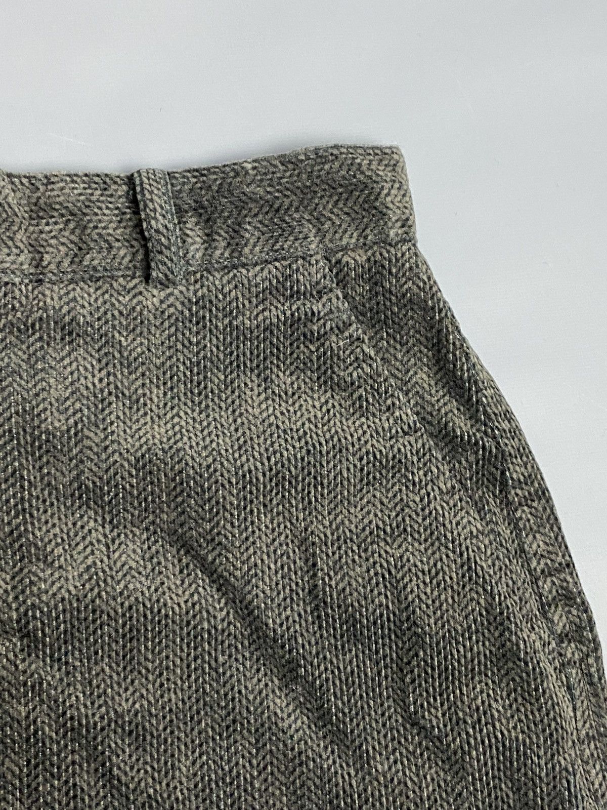 Ralph Lauren Vtg Ralph Lauren Herringbone Skirt Size 6 Brown Knee Length Size 28" / US 6 / IT 42 - 4 Thumbnail