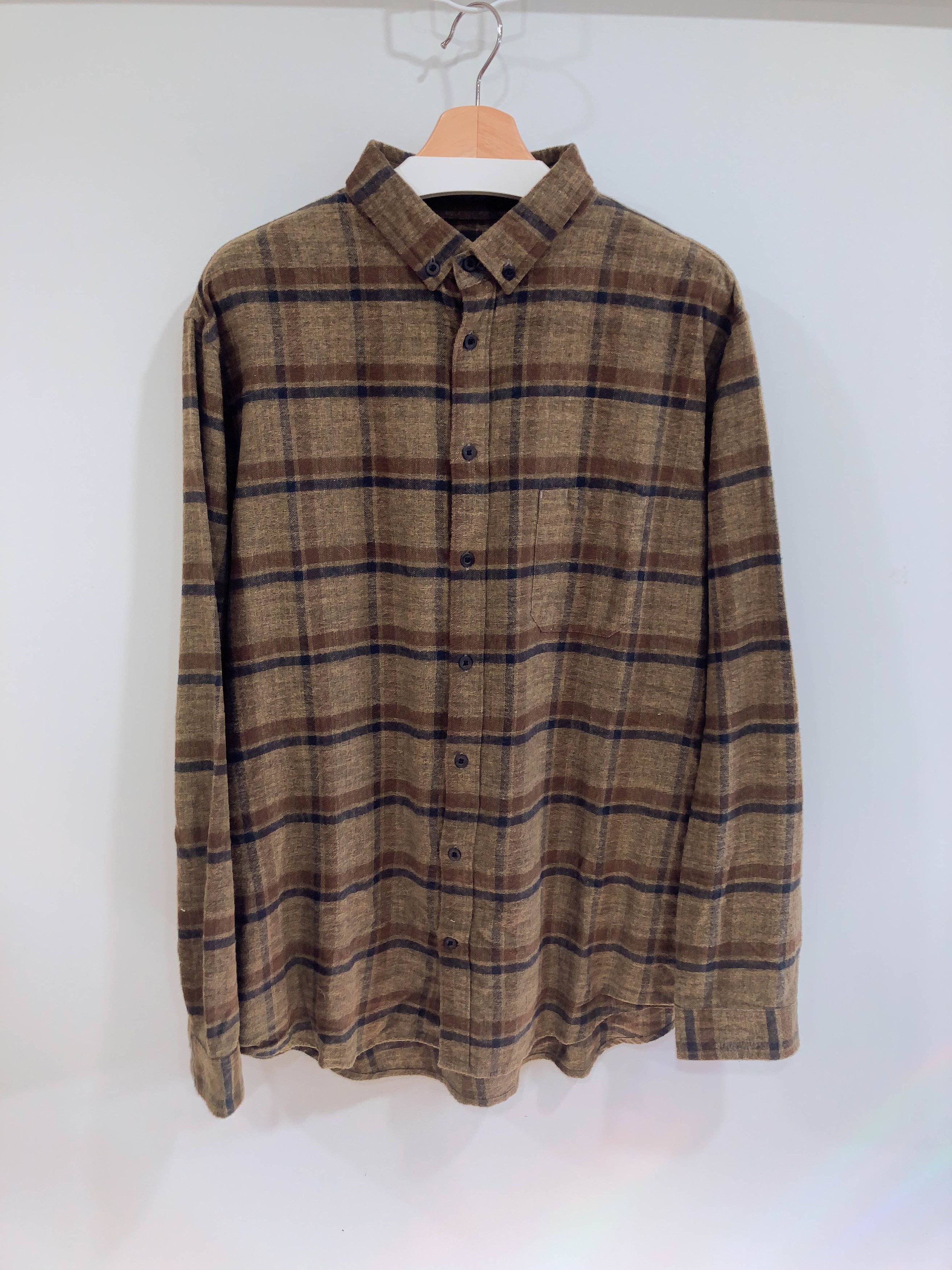 Commonwealth Manufacturing Osaka Brown Plaid - Japanese flannel shirt ...