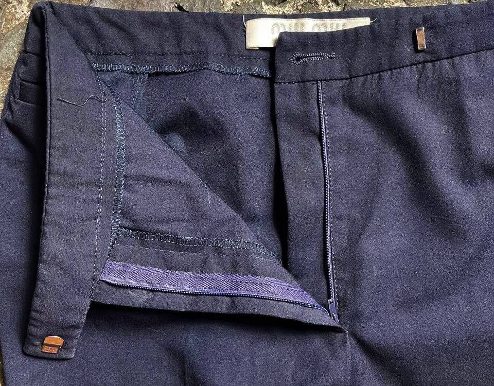 Miu Miu Miu Miu - Prada Front Pleated Trouser Size 24" / US 00 / IT 34 - 5 Thumbnail