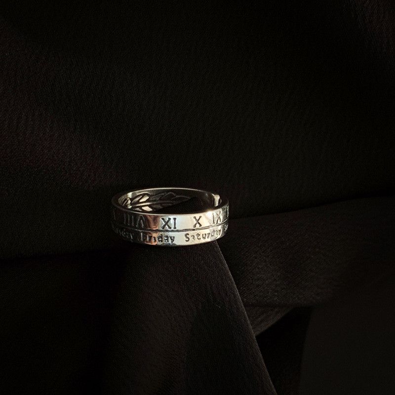 Jewelry Vintage Jewelry Rings Open Size Chrome Ring (Size 7-13) Size ONE SIZE - 6 Thumbnail