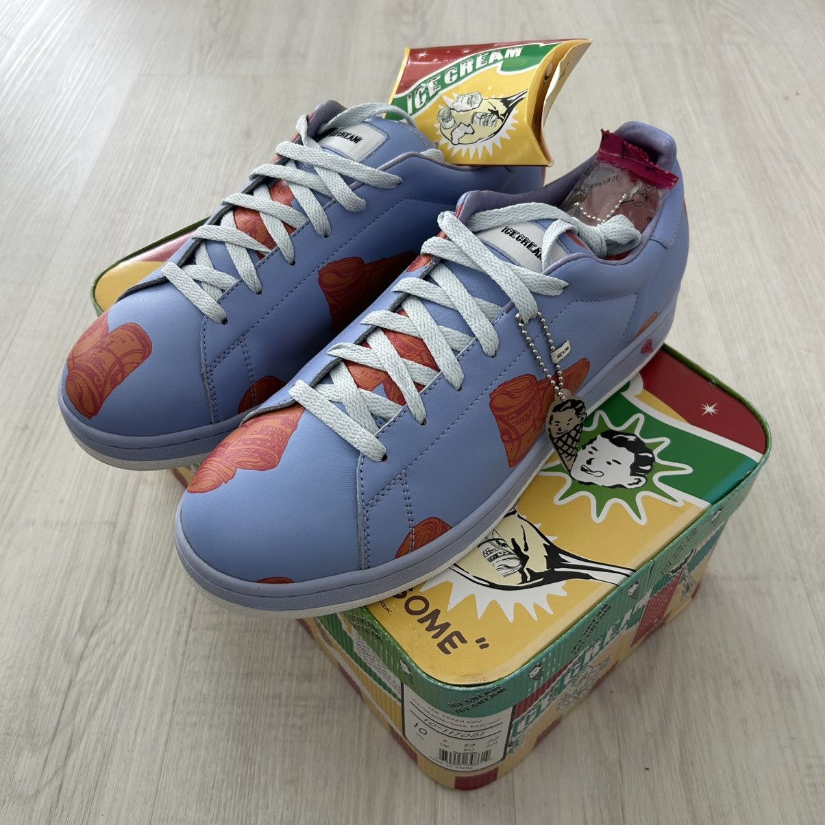 Icecream × Reebok RARE OG REEBOK X BBC/ICE CREAM BOUTIQUE SNEAKER Size US 10 / EU 43 - 2 Thumbnail