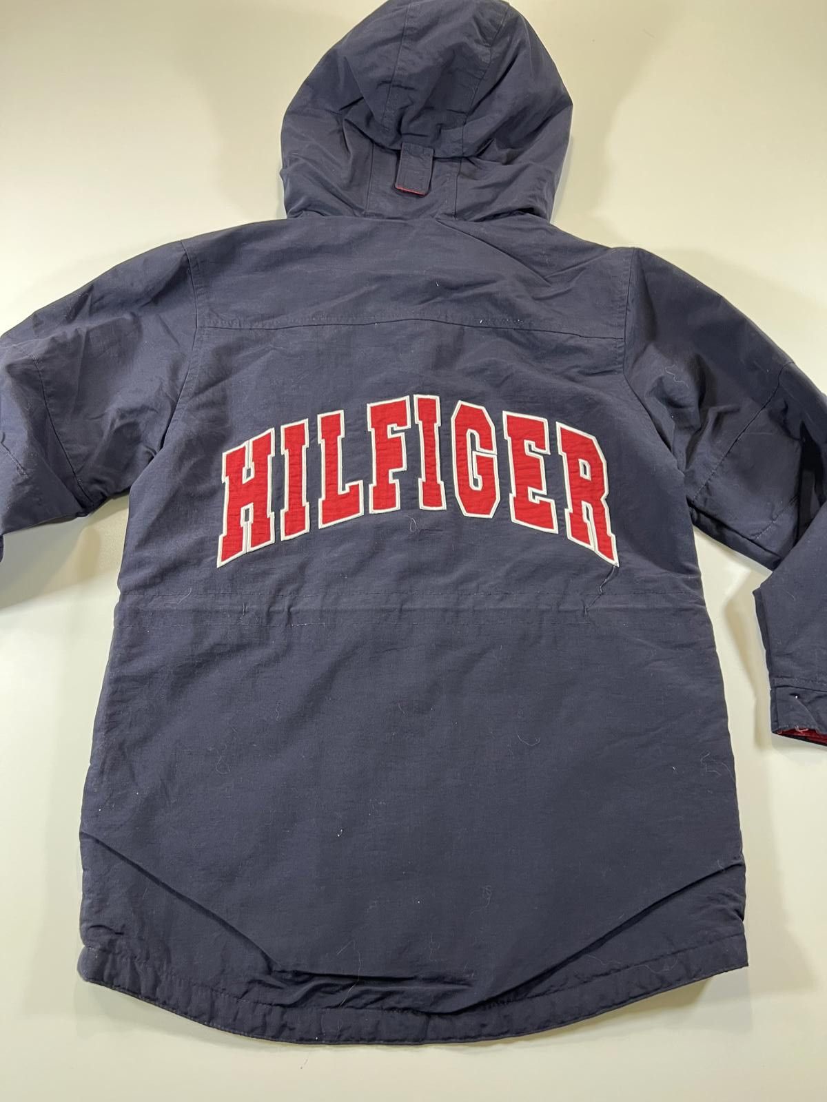 Tommy Hilfiger Tommy Hilfiger Youth Navy and Red Hooded Jacket S/P Size US S / EU 44-46 / 1 - 7 Thumbnail