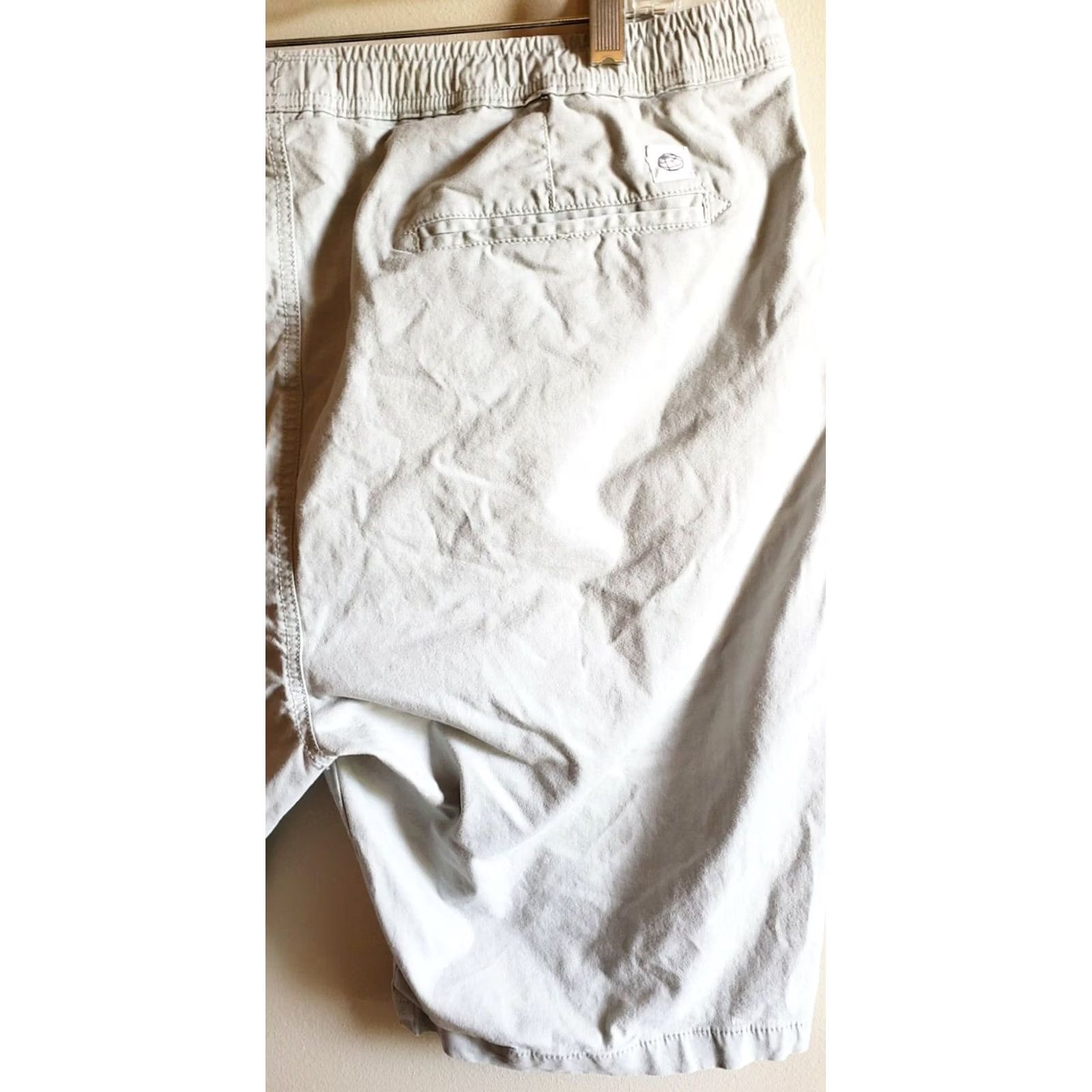 Vintage Free Planet Organic Cotton Casual Men's Stretch Waist Shorts XL 37-40 Light Green Size US 36 / EU 52 - 7 Thumbnail