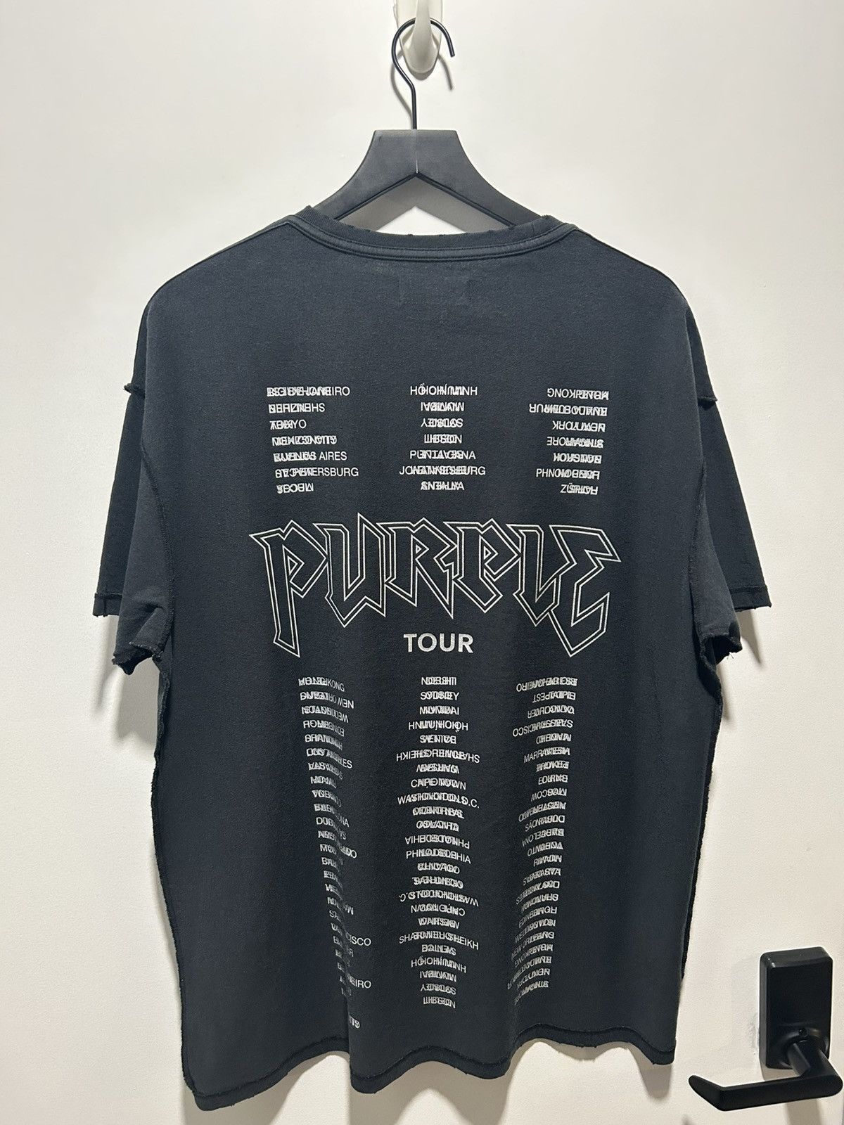 Purple Brand Purple Brand Tour Textured Inside Out Tee Size US L / EU 52-54 / 3 - 2 Thumbnail