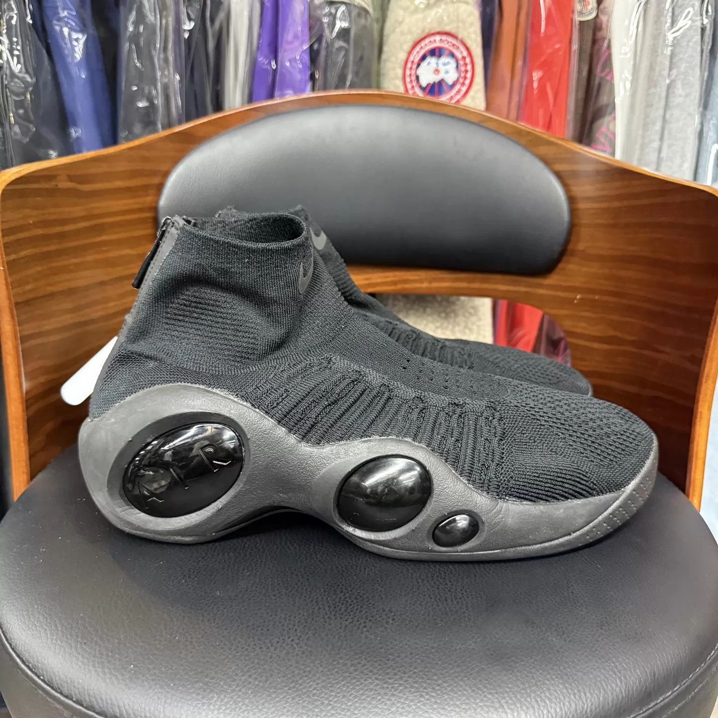 Nike Nike Air Flight Bonafide Triple Black 'Big Eyes' 44.5 Size US 11.5 / EU 44-45 - 4 Thumbnail
