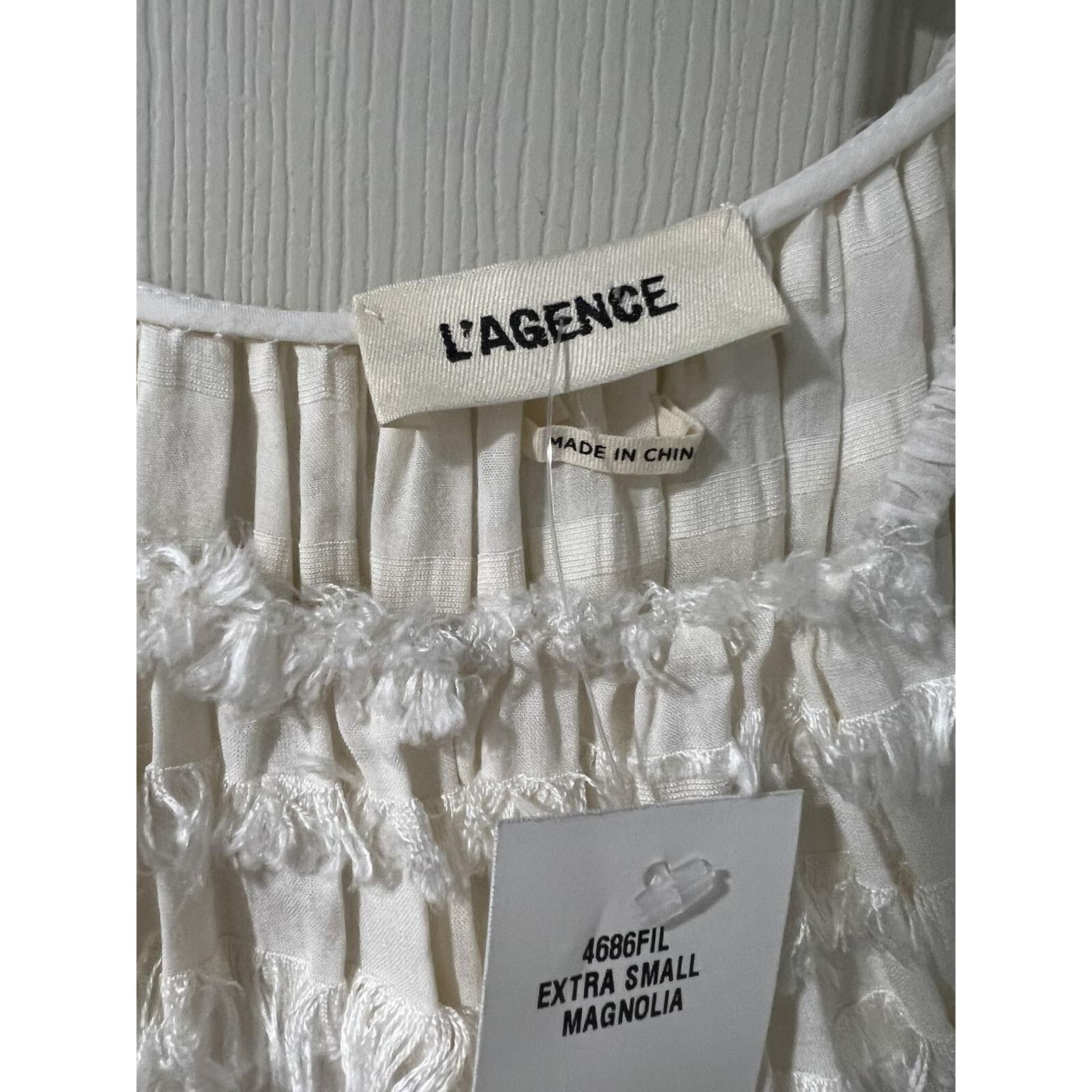 L'AGENCE L’AGENCE Womens Marissa Tank Silk Blend in XS A001993 Size XS / US 0-2 / IT 36-38 - 11 Thumbnail
