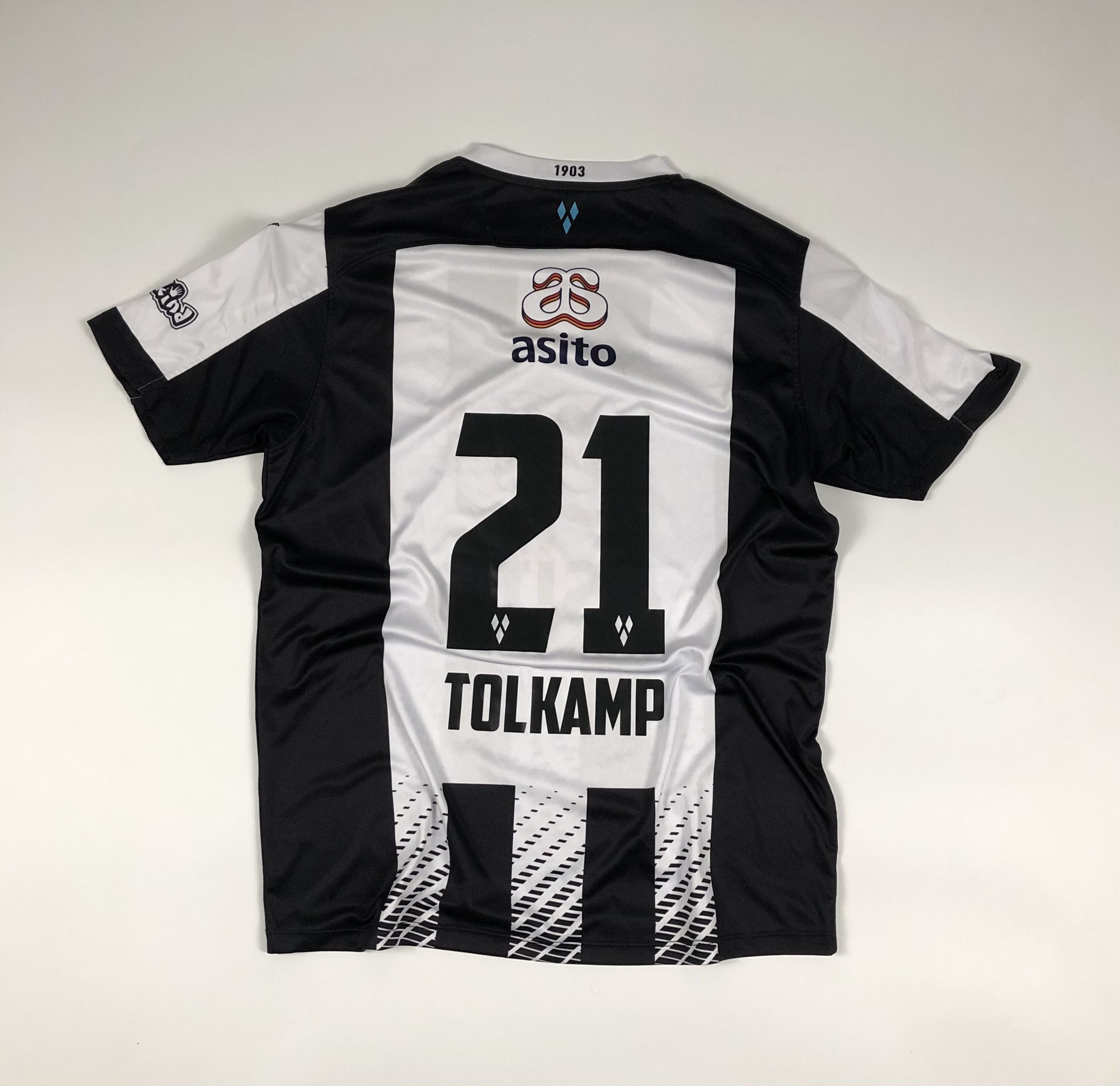 Other Acerbis Heracles Almelo 2020-2021 Home Soccer Jersey #21 Size US L / EU 52-54 / 3 - 6 Thumbnail