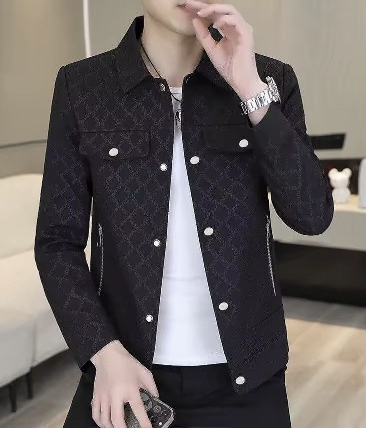 Japanese Brand Slim Fit Casual Jacket Korean Style Plaid Streetwear Size US L / EU 52-54 / 3 - 2 Thumbnail