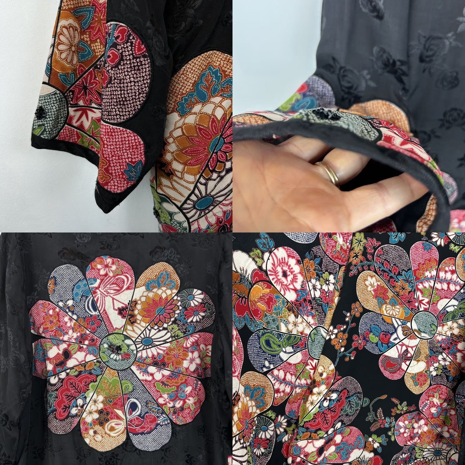 Globe Globe Trotter Blazer Womens S Multicolor Hippie Boho Button Shirt Jacket Size S / US 4 / IT 40 - 8 Thumbnail