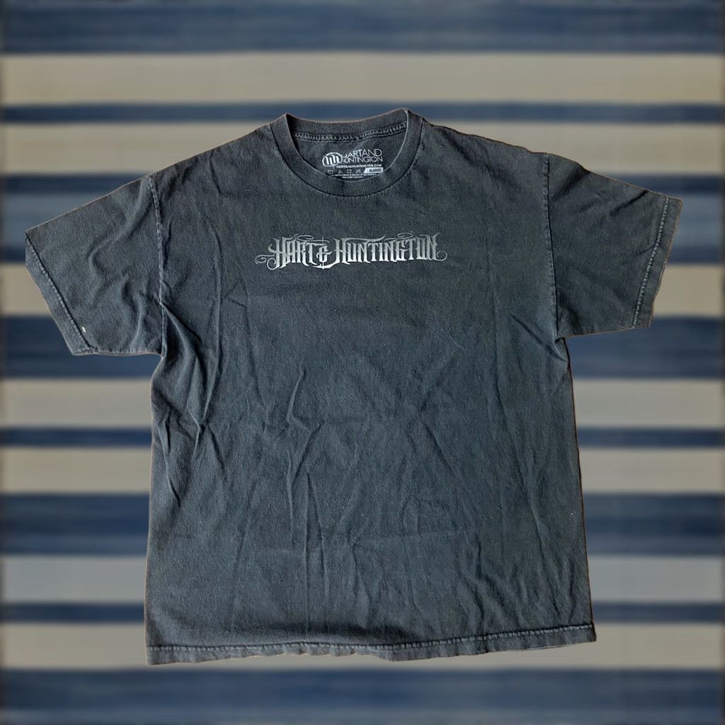 Vintage Hart & Huntington Y2K Tattoo Skull T-Shirt XL Black Crew Neck Short Sleeve Men Size US XL / EU 56 / 4 - 1 Thumbnail