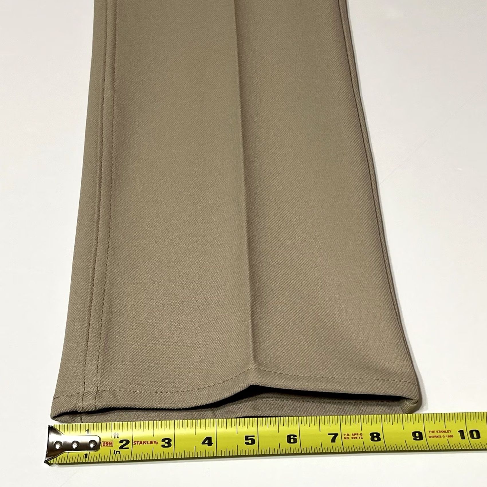 Levi's VINTAGE Levi's 517 Boot Cut Pants Mens 34x30 Beige Polyester Western Logo Pockets 90s 80s USA Dress Pants Regular Mens Size US 34 / EU 50 - 7 Thumbnail