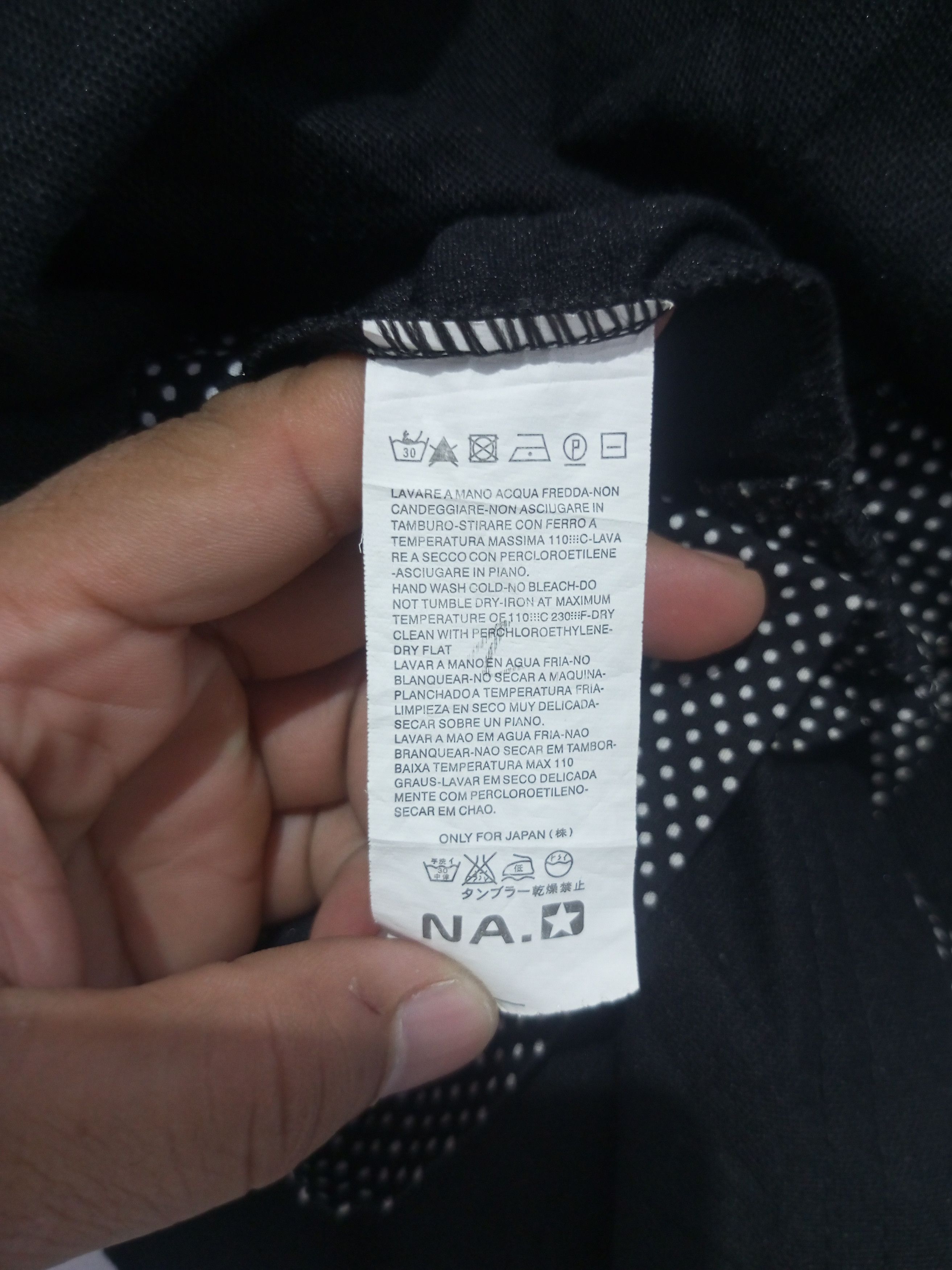 20471120 Vintage japanese NA.D double colar double layer polo shirt Size US L / EU 52-54 / 3 - 11 Thumbnail