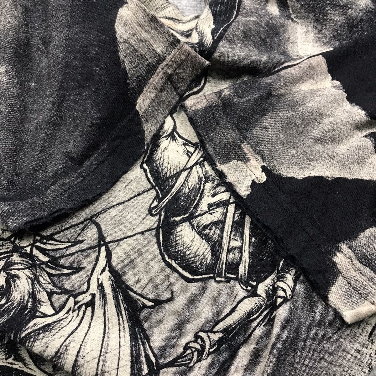 Affliction × If Six Was Nine × Vintage 😈AFFLICTION MADE IN USA RARE ART TSHIRT Size US L / EU 52-54 / 3 - 6 Thumbnail