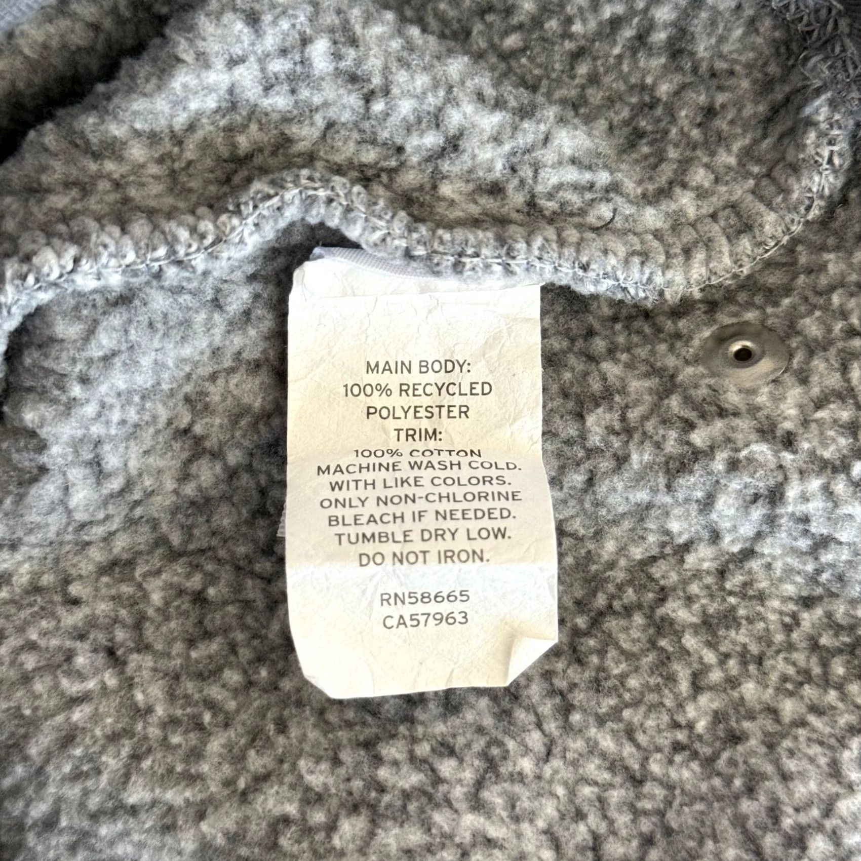 Vintage Zella Pullover Shirt M Women Gray Fleece Lined Quarter Zip Sweatshirt Athleisure Modern 90s? Size M / US 6-8 / IT 42-44 - 4 Thumbnail