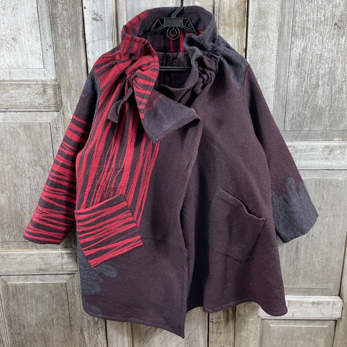Japanese Brand × Vintage Vintage Japanese Brand Wool Fish Tail Style Jacket Size US L / EU 52-54 / 3 - 1 Thumbnail