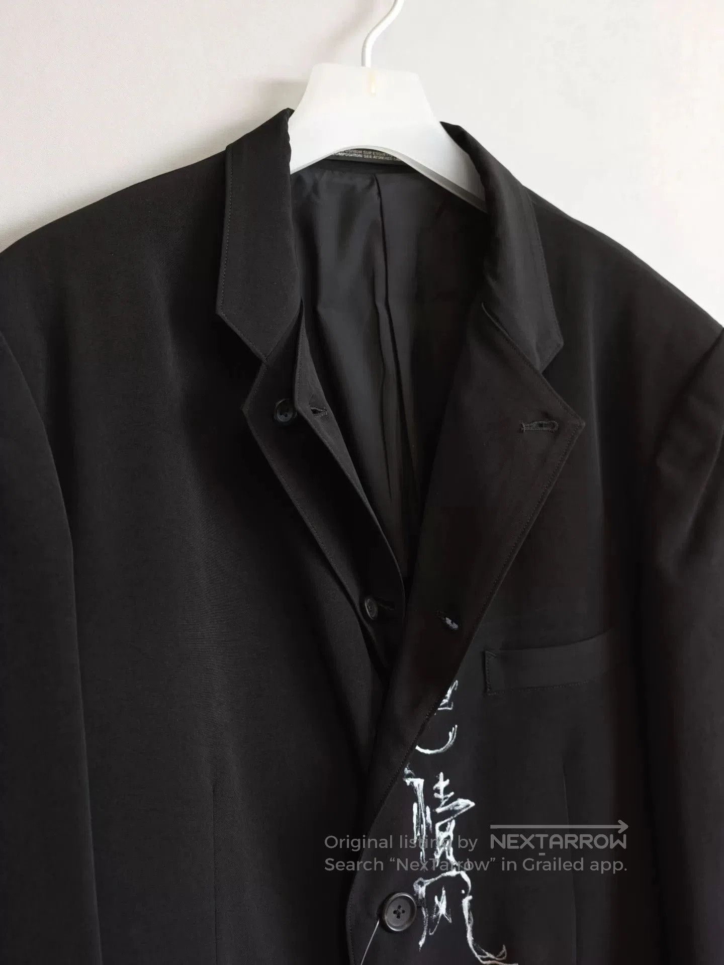 Yohji Yamamoto Yohji Yamamoto Three Acetate Jacket. Size US M / EU 48-50 / 2 - 3 Thumbnail