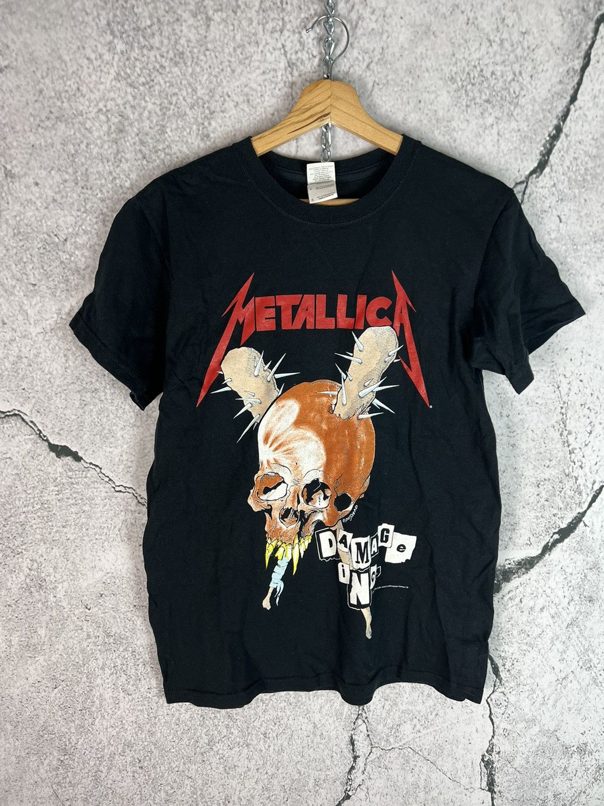 Metallica Vintage 00s Metallica Shirt Damage Inc 2007 pushead Size US S / EU 44-46 / 1 - 1 Thumbnail