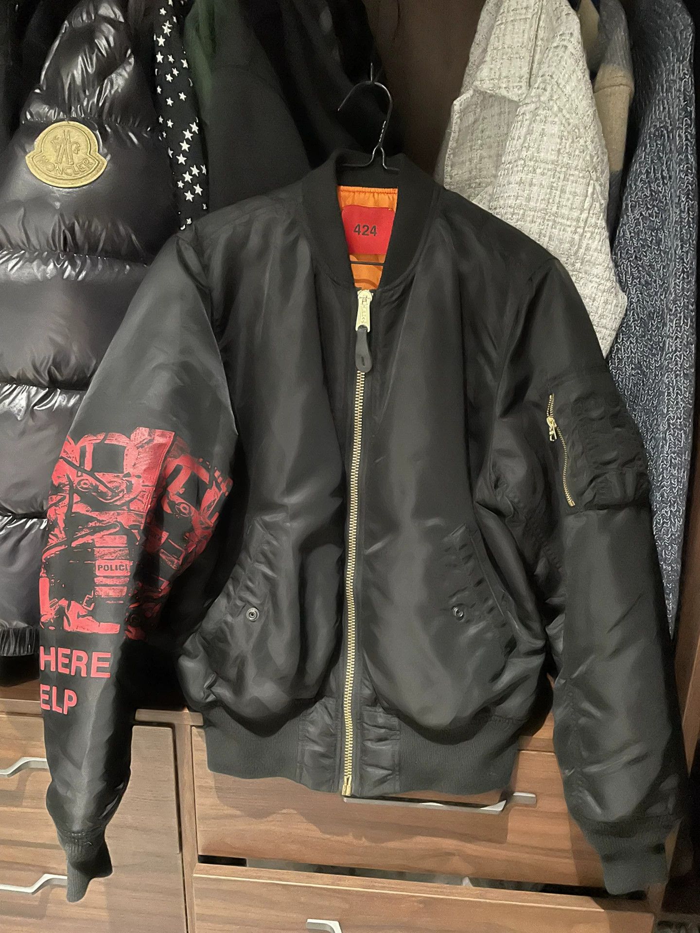 424 424 Fairfax MA1 Flight Jacket Alpha Size US M / EU 48-50 / 2 - 1 Thumbnail