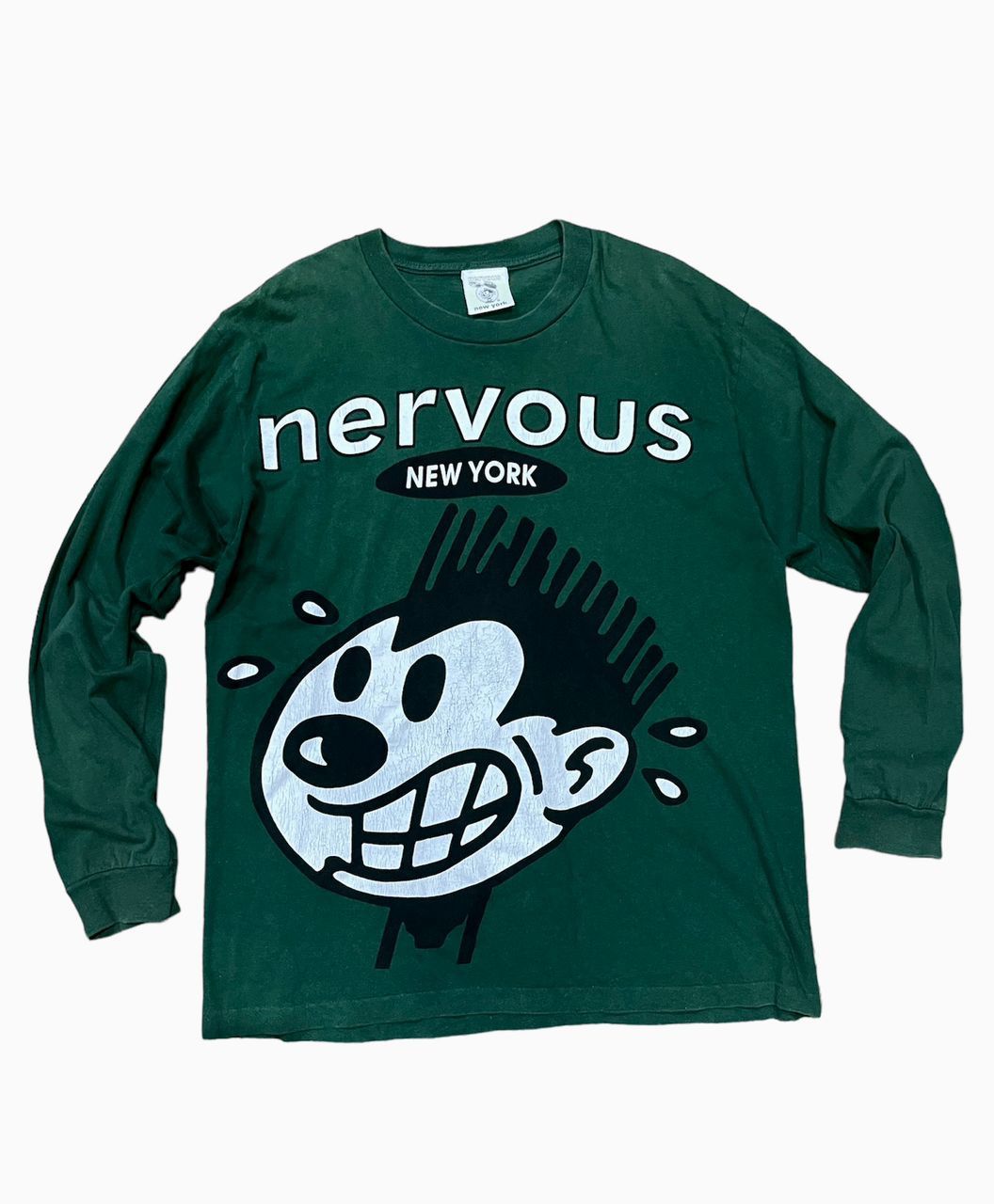 Vintage Vintage Nervous New York L/S Size US XL / EU 56 / 4 - 1 Thumbnail