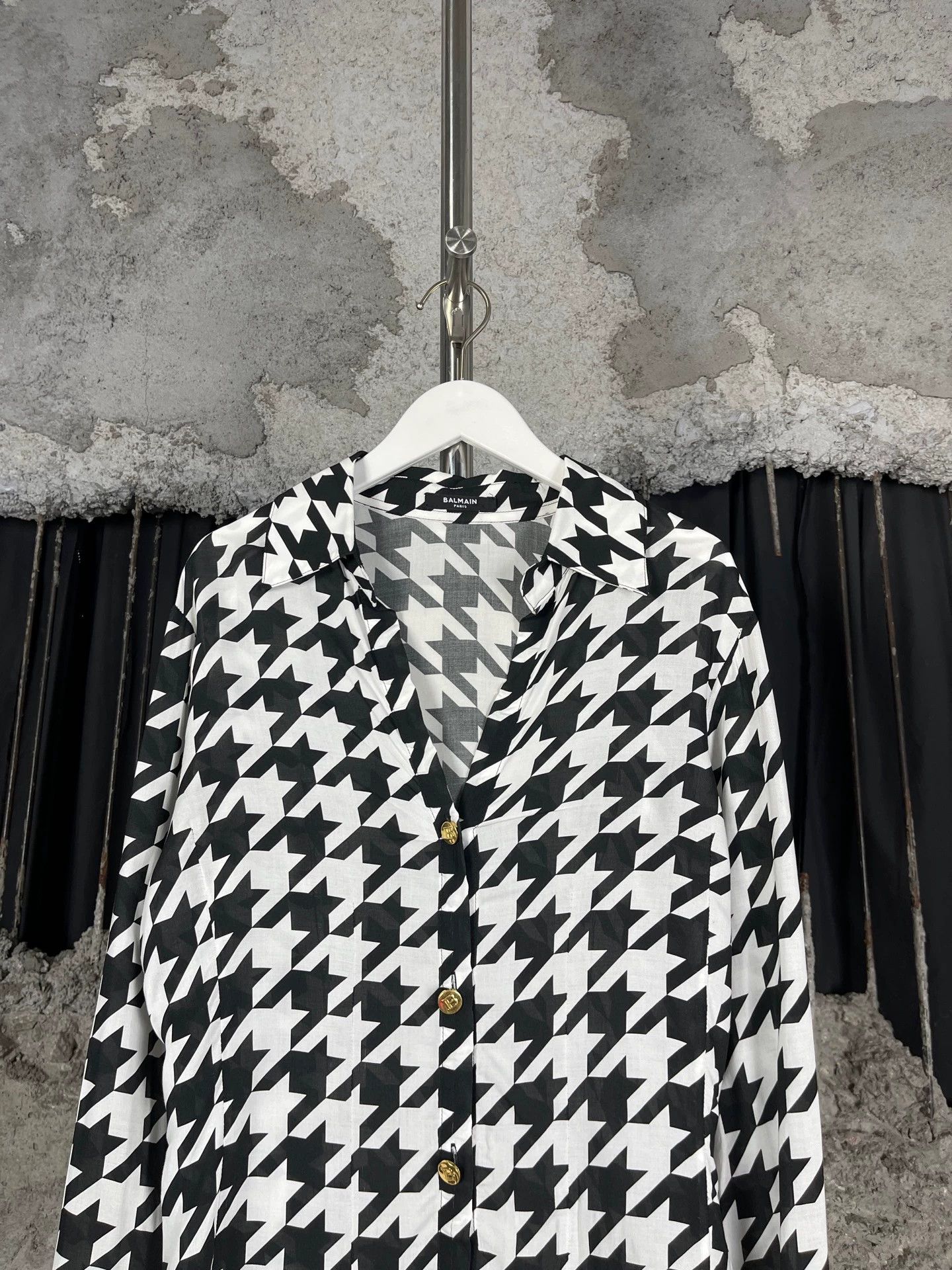 Balmain Balmain Houndstooth Shirt 36 Size XS / US 0-2 / IT 36-38 - 3 Thumbnail