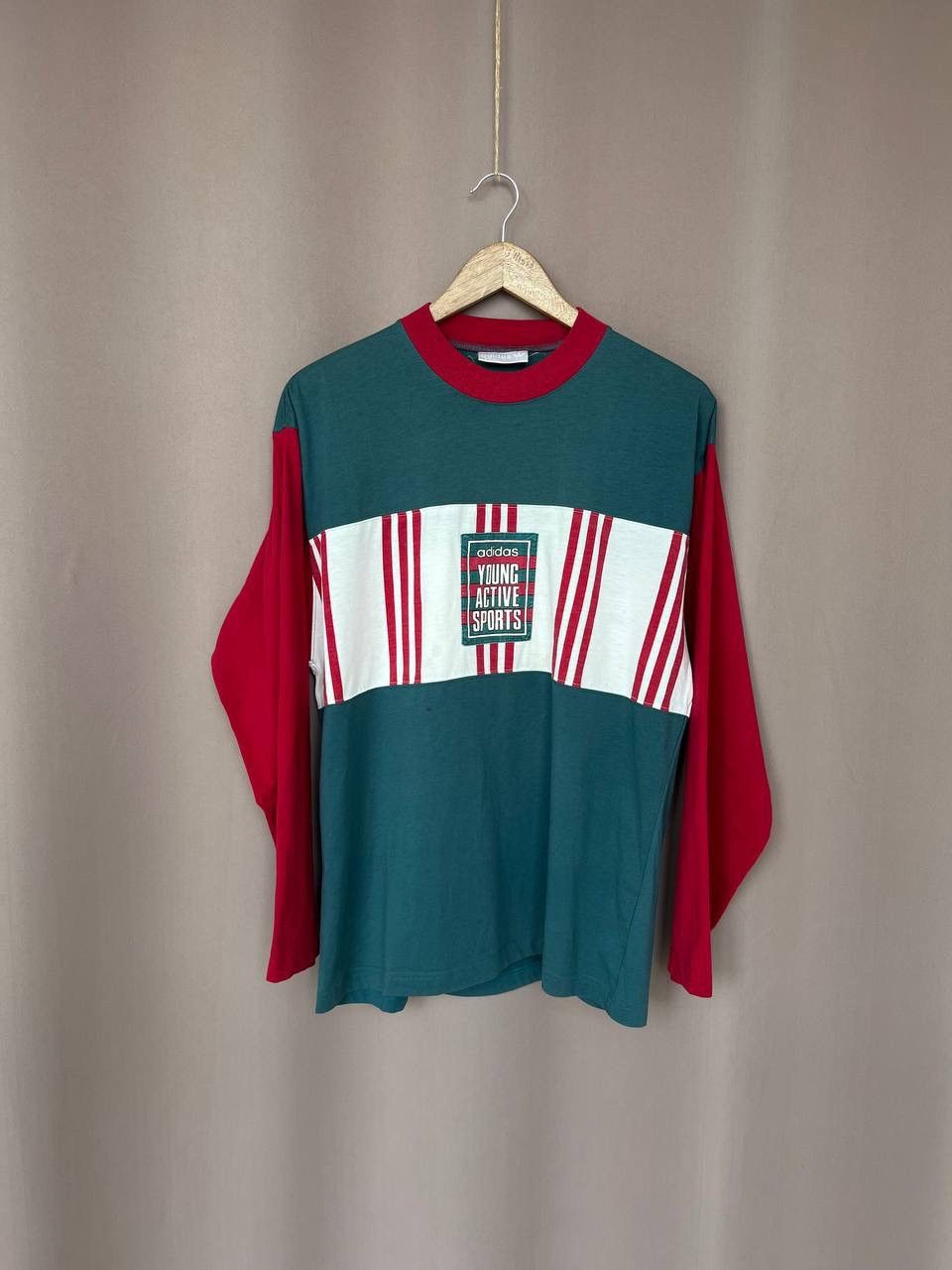 Adidas Adidas Young Active Sports Vintage Rare Long Sleeve Size S/M Size US S / EU 44-46 / 1 - 1 Thumbnail