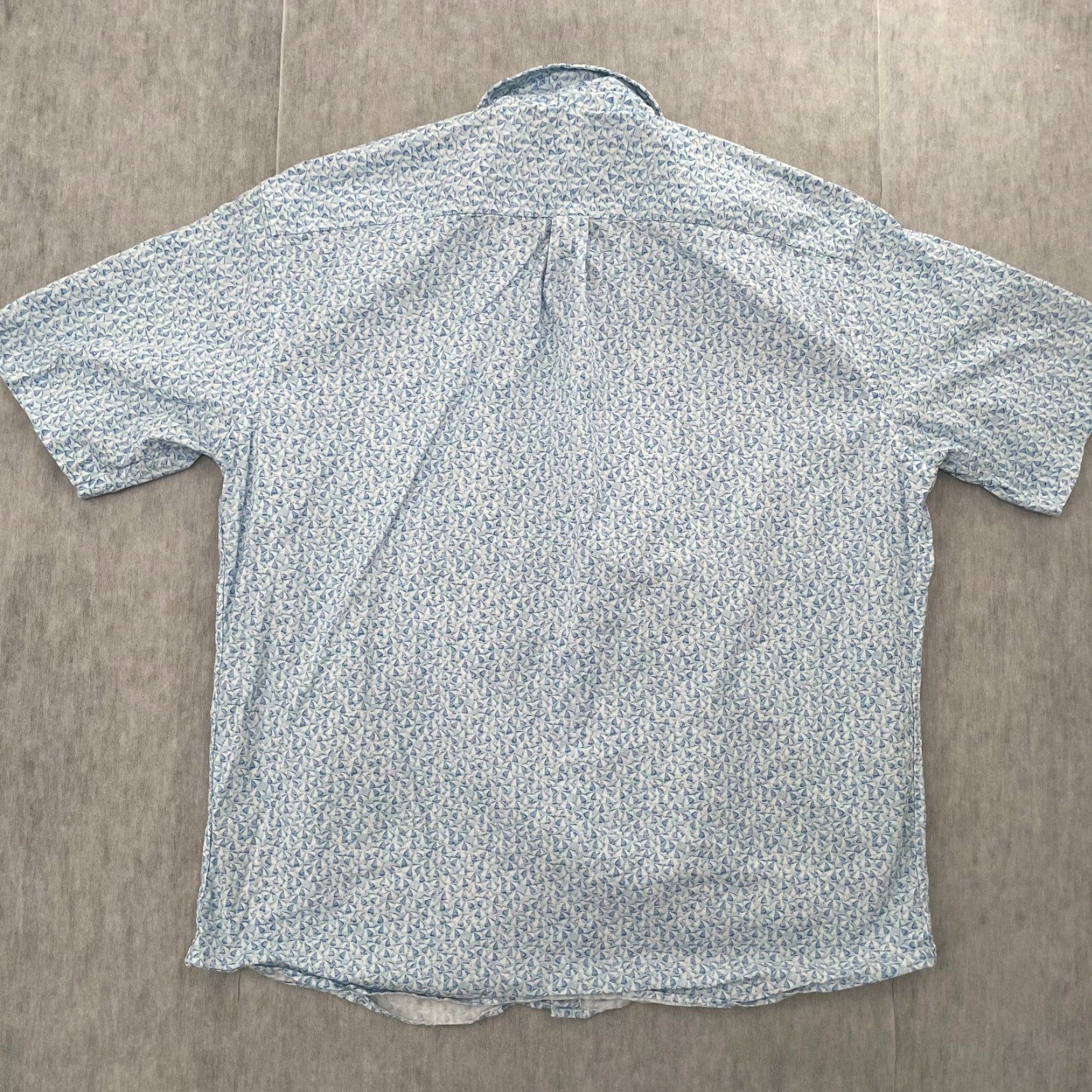 Peter Millar Peter Millar Button-Up Shirt Adult XL Blue Short Sleeve Umbrella Casual Men Size US XL / EU 56 / 4 - 2 Thumbnail