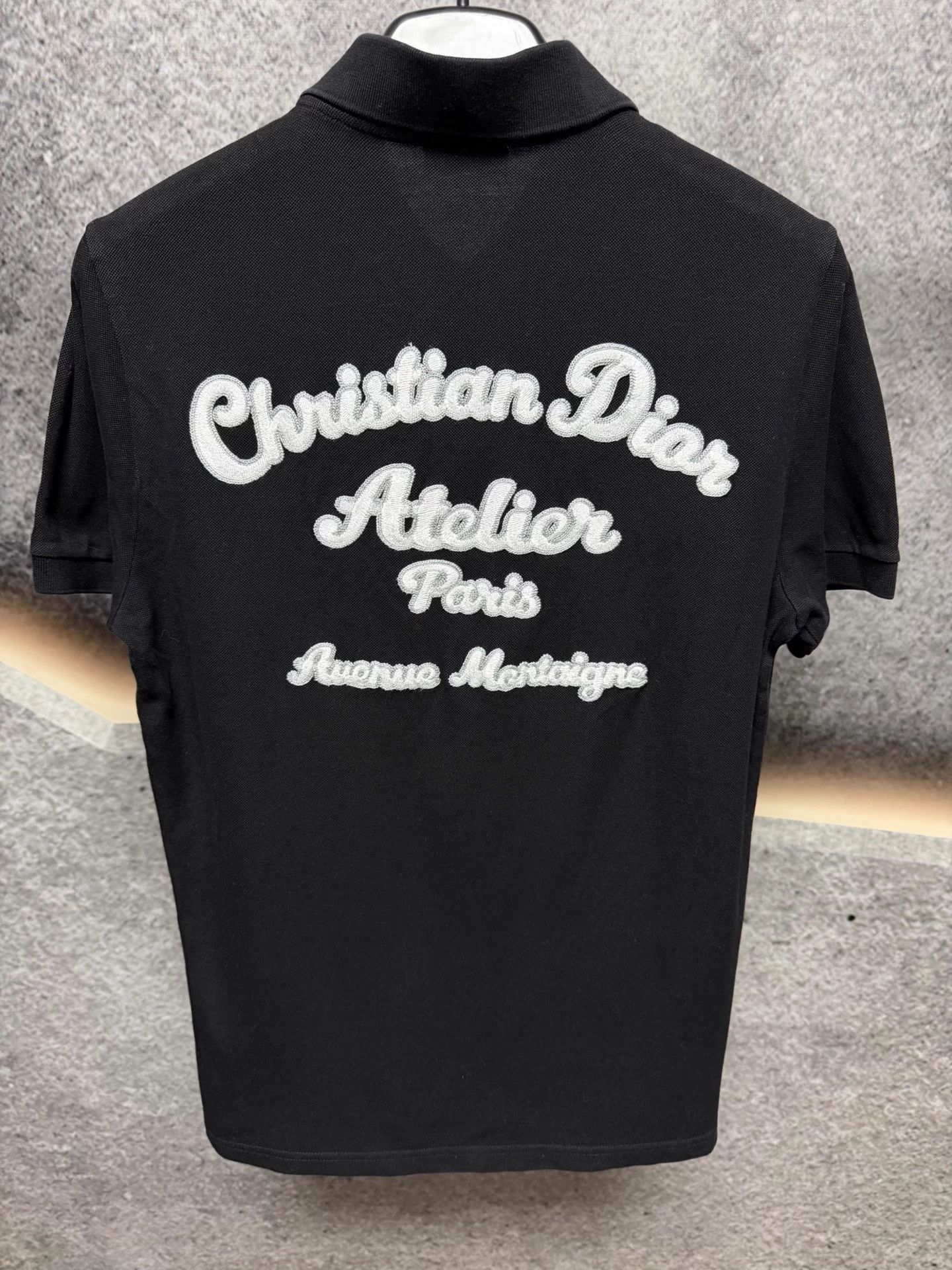 Dior Dior embroidered black Polo shirt M Size US M / EU 48-50 / 2 - 2 Thumbnail