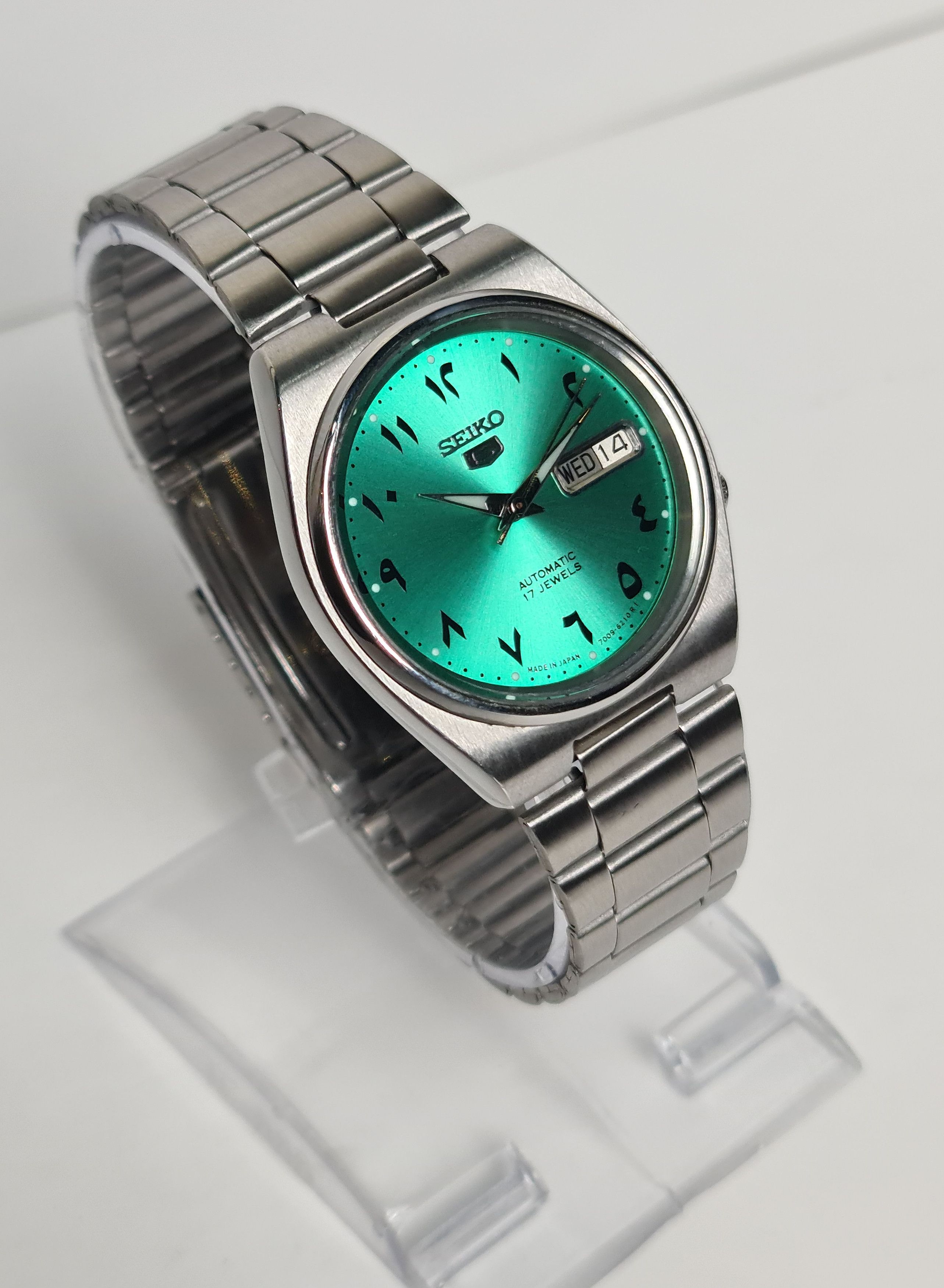 Seiko Seiko 5 Automatic Wrist Watch 17Jewels Day/Date Japan Size 36 - 2 Thumbnail