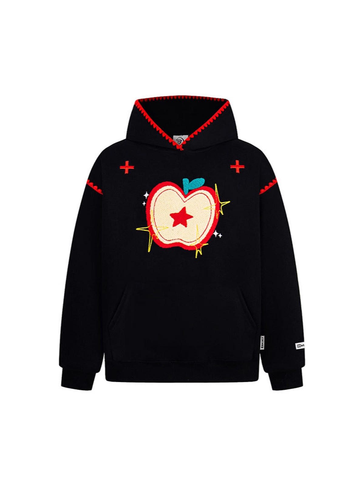 Japanese Brand Apple Graphic Pullover Hoodie Size US M / EU 48-50 / 2 - 1 Thumbnail
