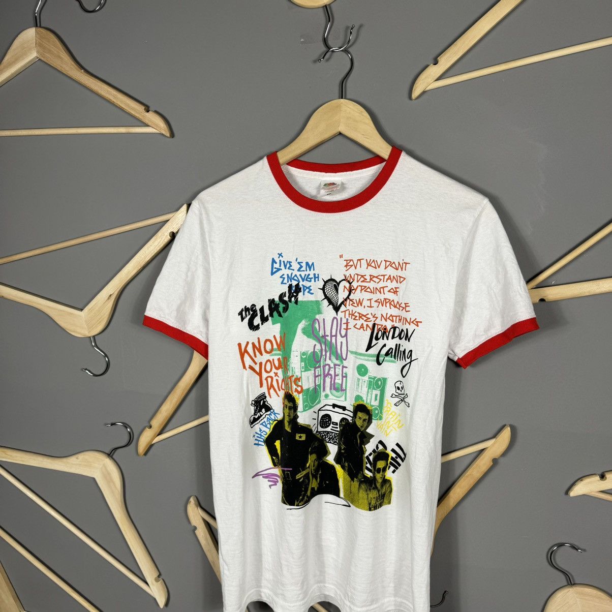 Band Tees × Vintage The Clash London Calling Band T-shirt Size US M / EU 48-50 / 2 - 4 Thumbnail