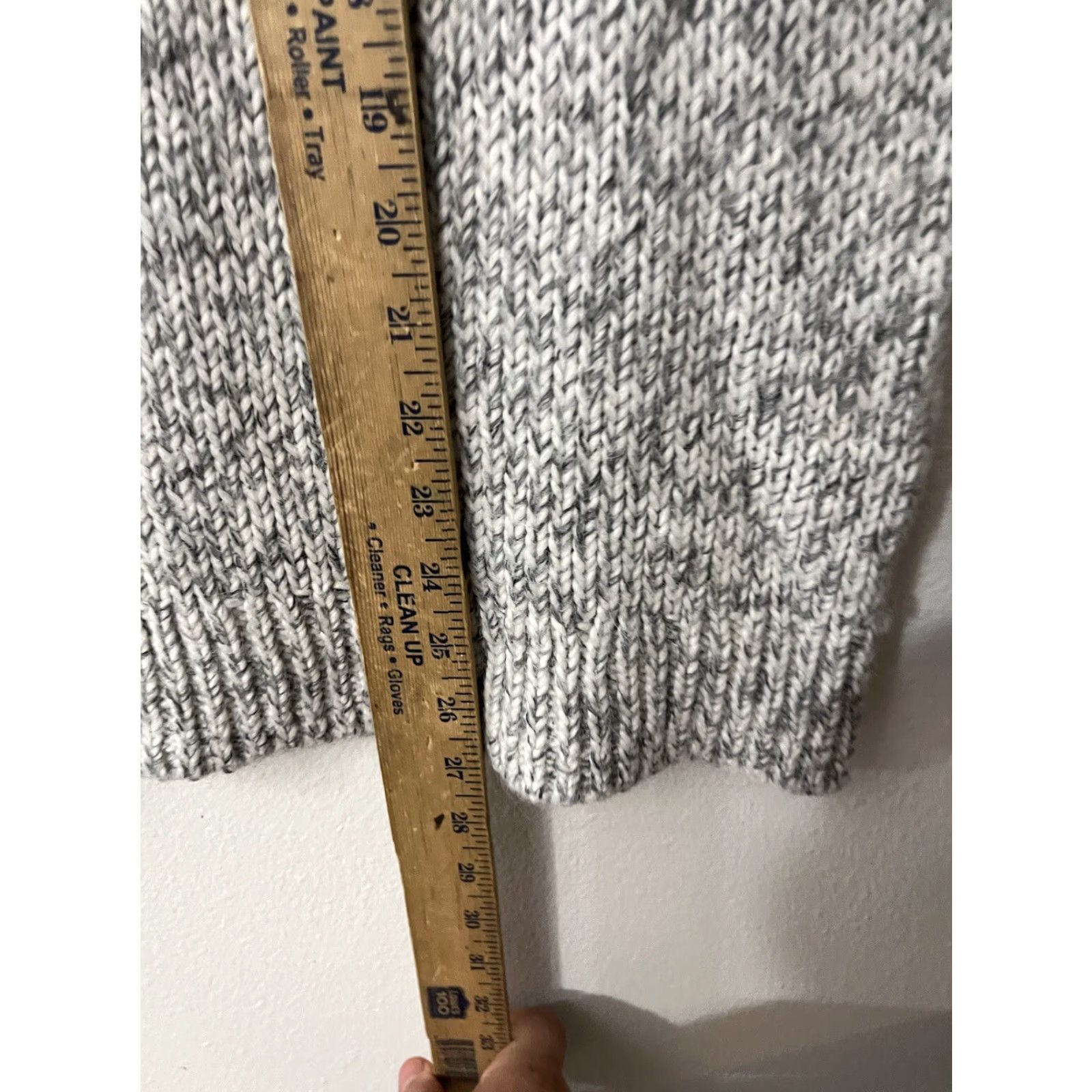 Gap GAP Women's Acrylic Blend Pullover Sweater Long Sleeve Boat Neck Gray XS Size XS / US 0-2 / IT 36-38 - 4 Thumbnail