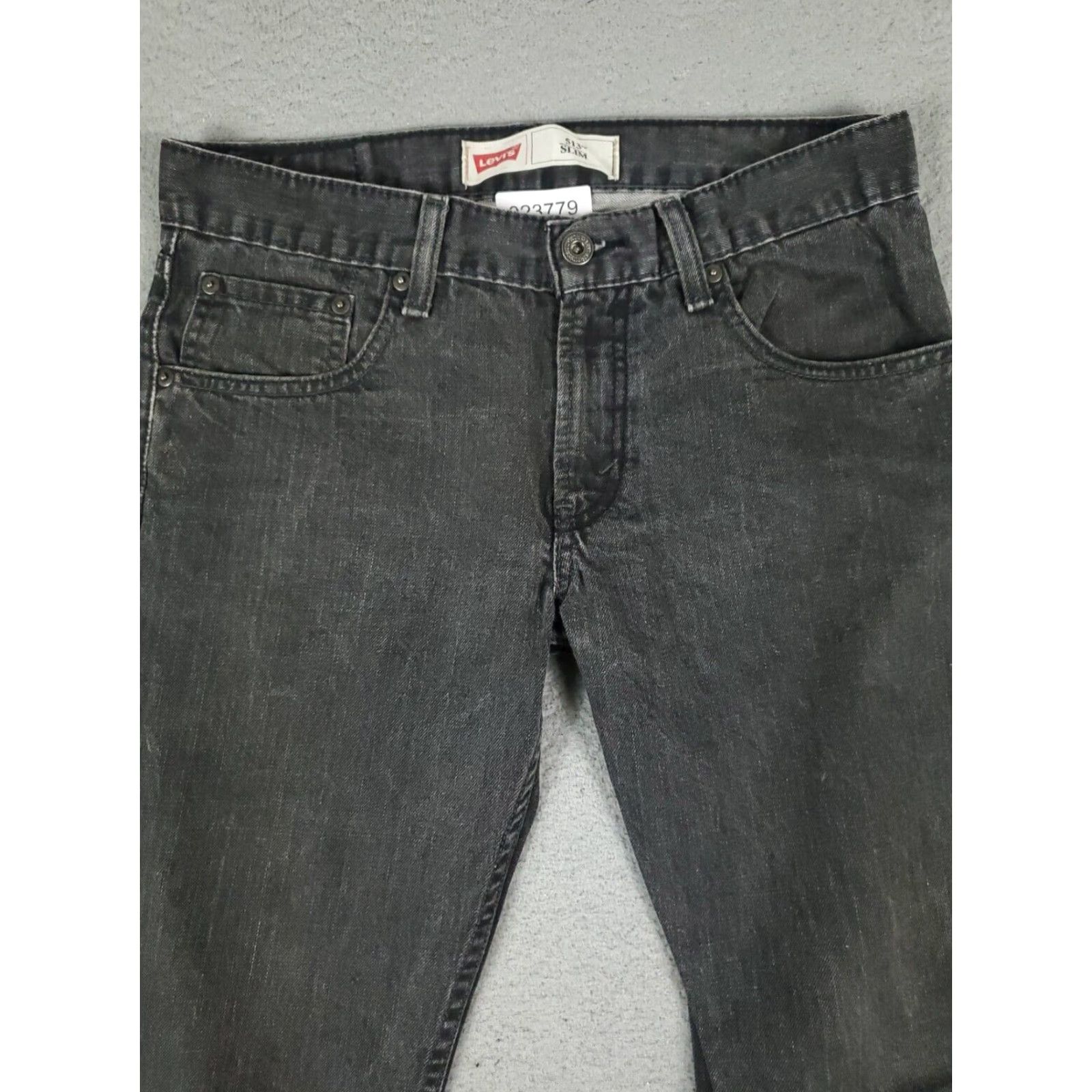 Levi's Levis Mens Slim Straight Gray 29x29 Jeans Size US 29 - 2 Thumbnail