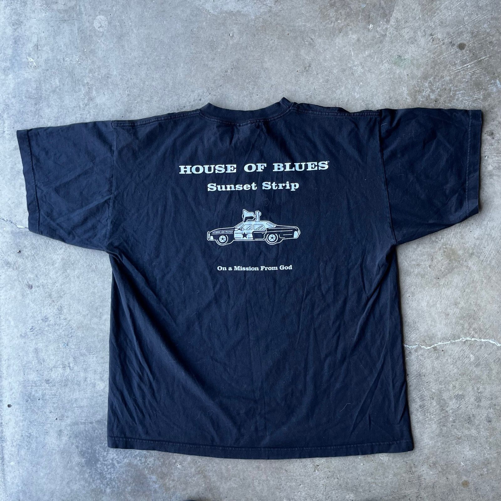 Vintage VINTAGE House of Blues Men T-Shirt 2XL Black Size US XXL / EU 58 / 5 - 2 Thumbnail