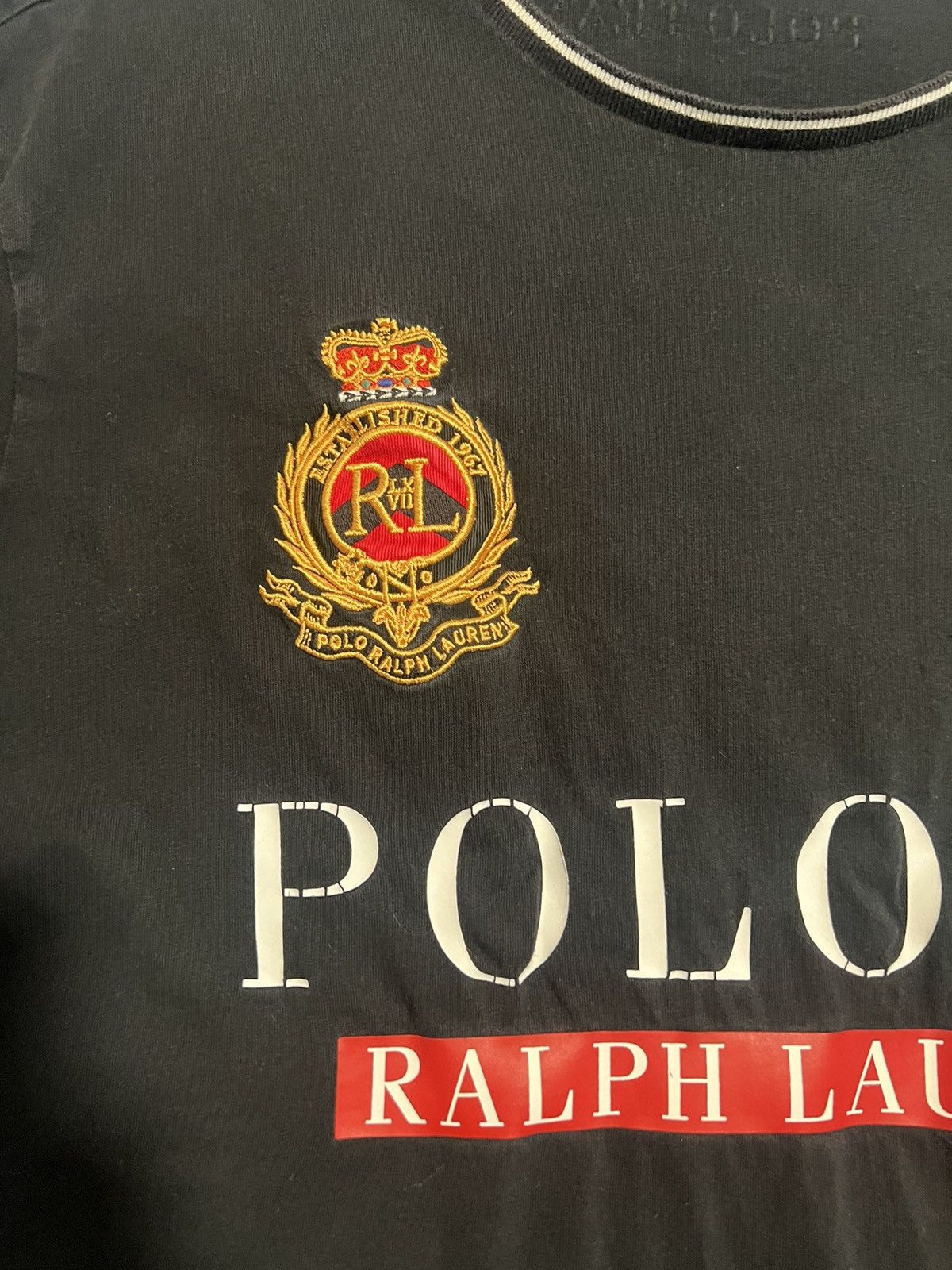 Polo Ralph Lauren Vintage Polo Ralph Lauren Tshirt Size US L / EU 52-54 / 3 - 2 Thumbnail