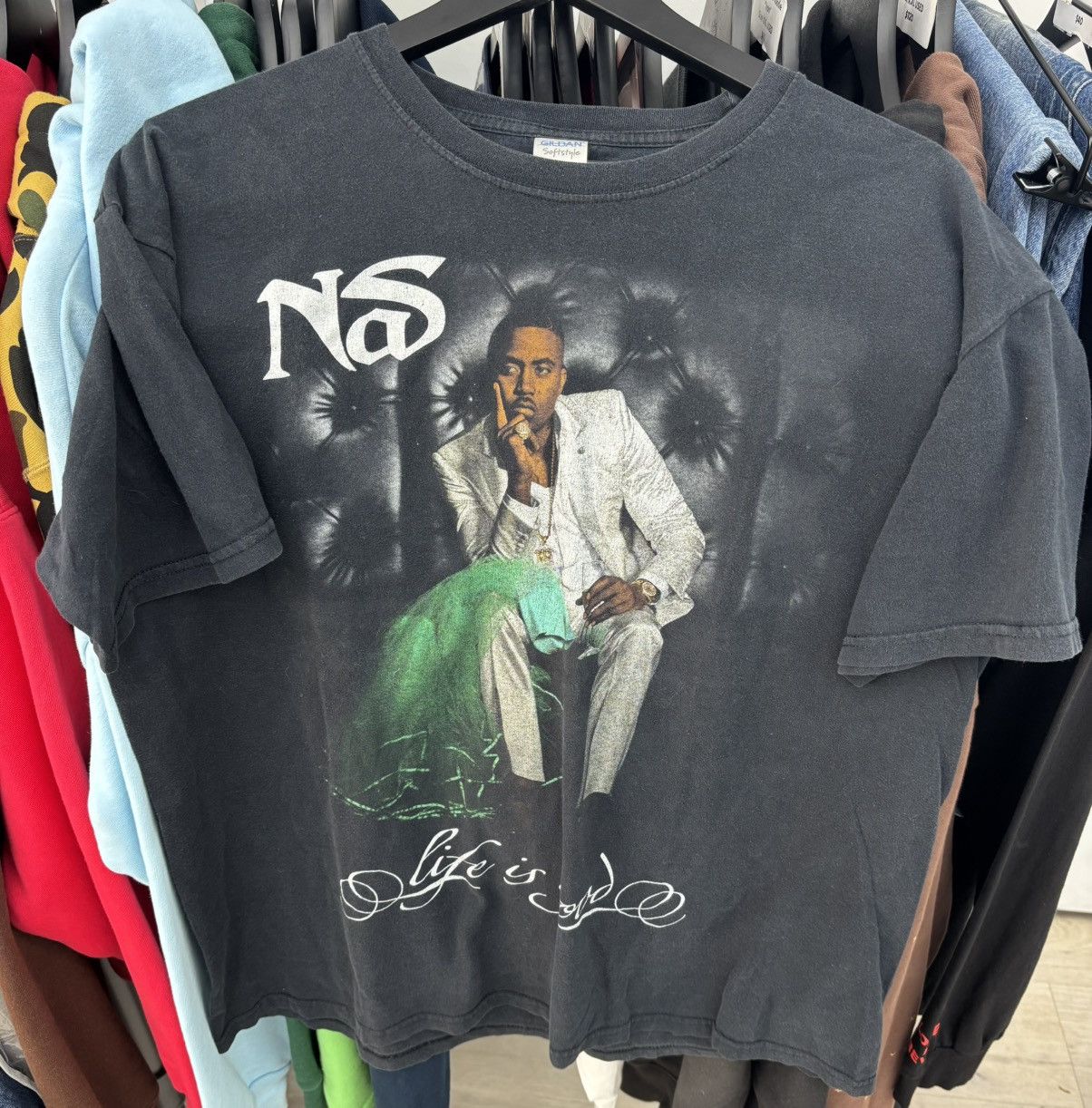 NAS LIFE IS GOOD TOUR TEE VINTAGE