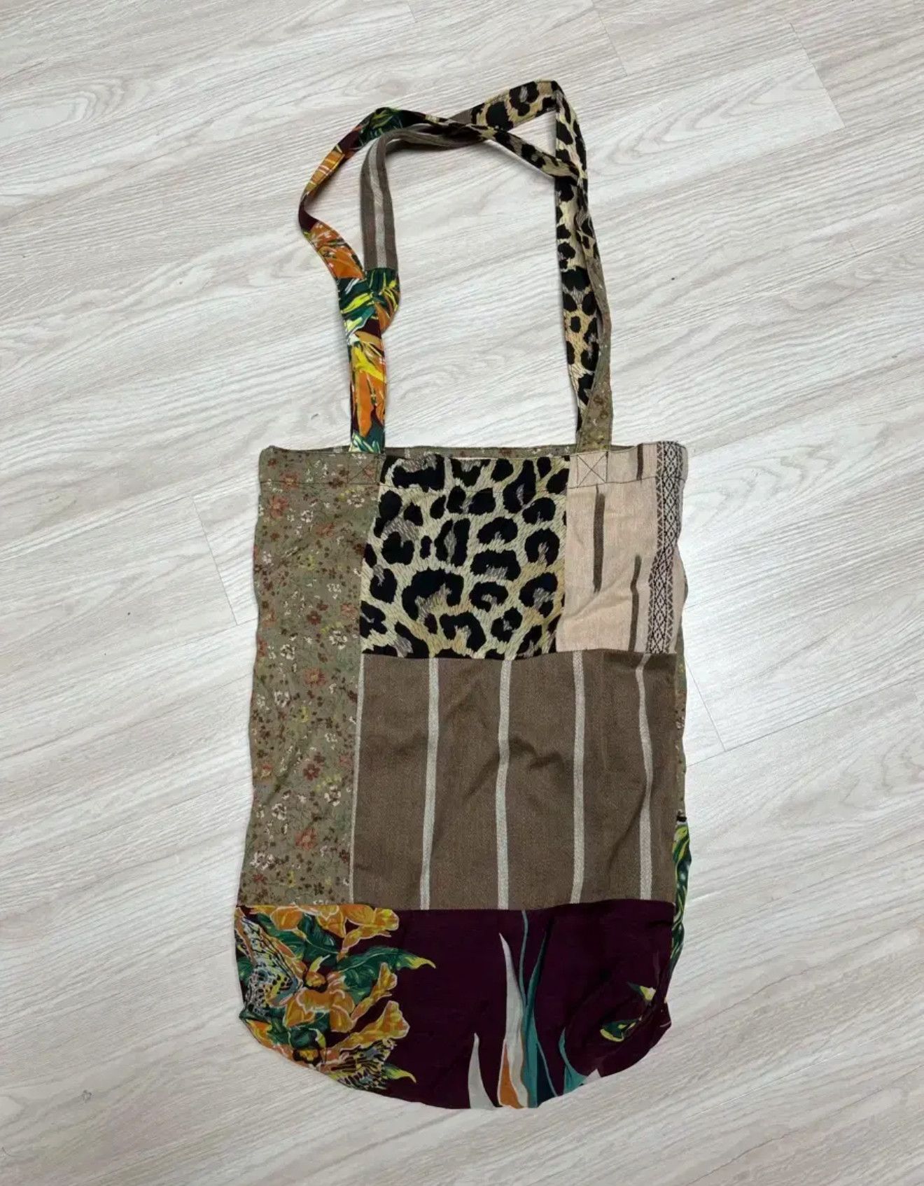 Kapital Patchwork Novel Tote Bag Size ONE SIZE - 1 Thumbnail