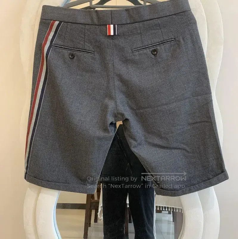 Thom Browne Thom Browne Gray Wool Men's Shorts . Size US 30 / EU 46 - 2 Thumbnail