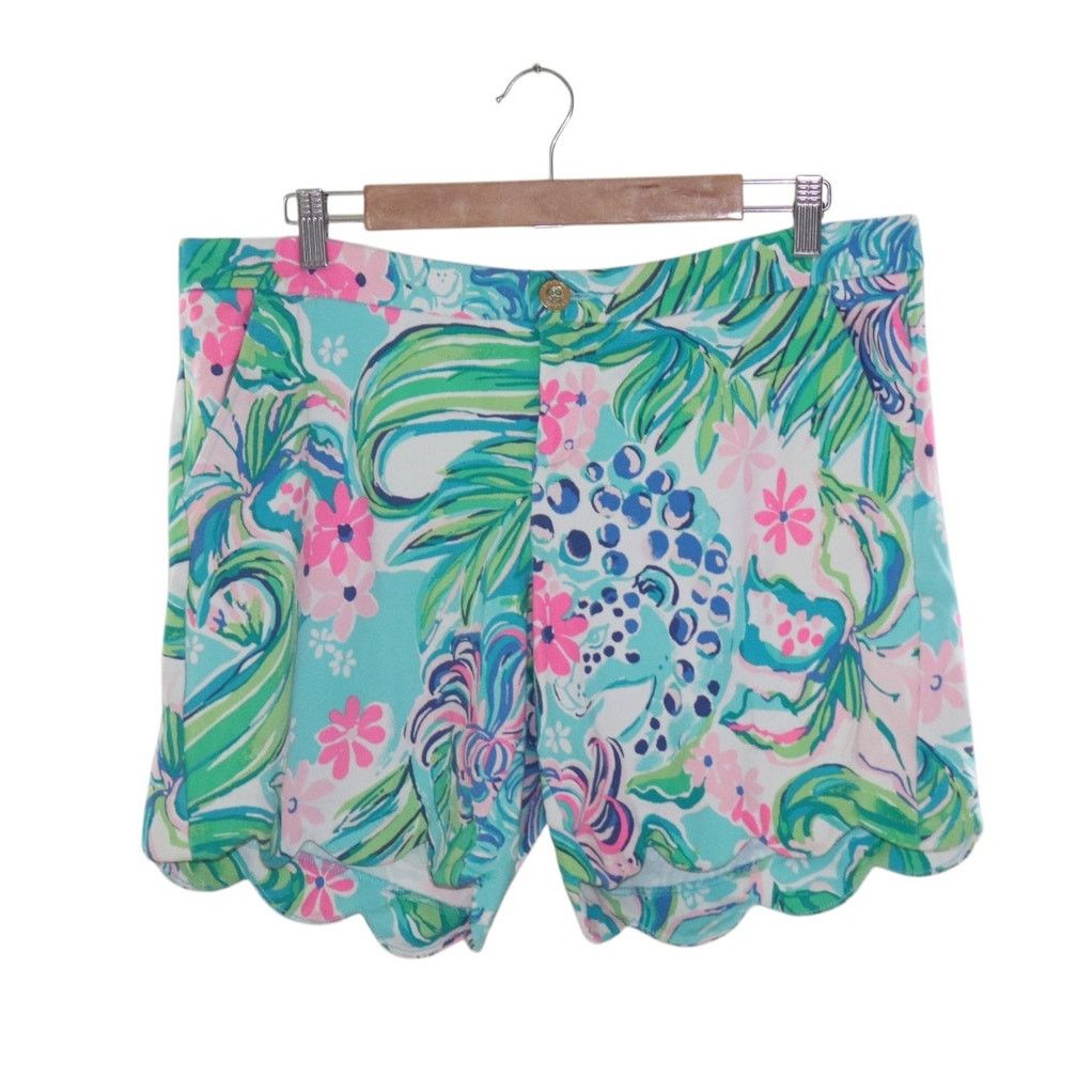 Lilly Pulitzer Lilly Pulitzer Darci Knit Short Sz 12 001470 Kitten Around Size 34" / US 12 / IT 48 - 1 Thumbnail