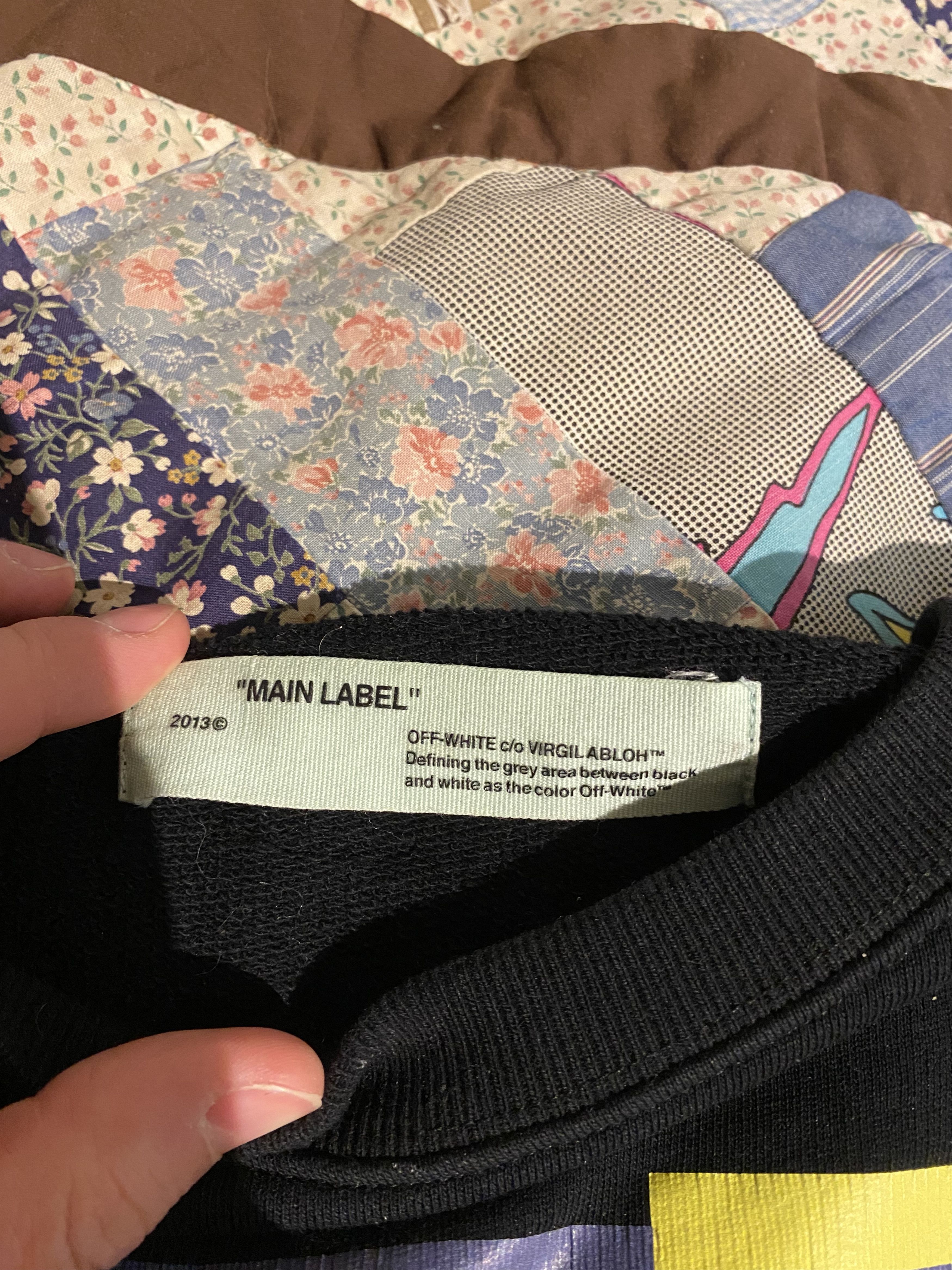 Off-White Diagonal Caravaggio Sweatshirt Size US XL / EU 56 / 4 - 5 Thumbnail
