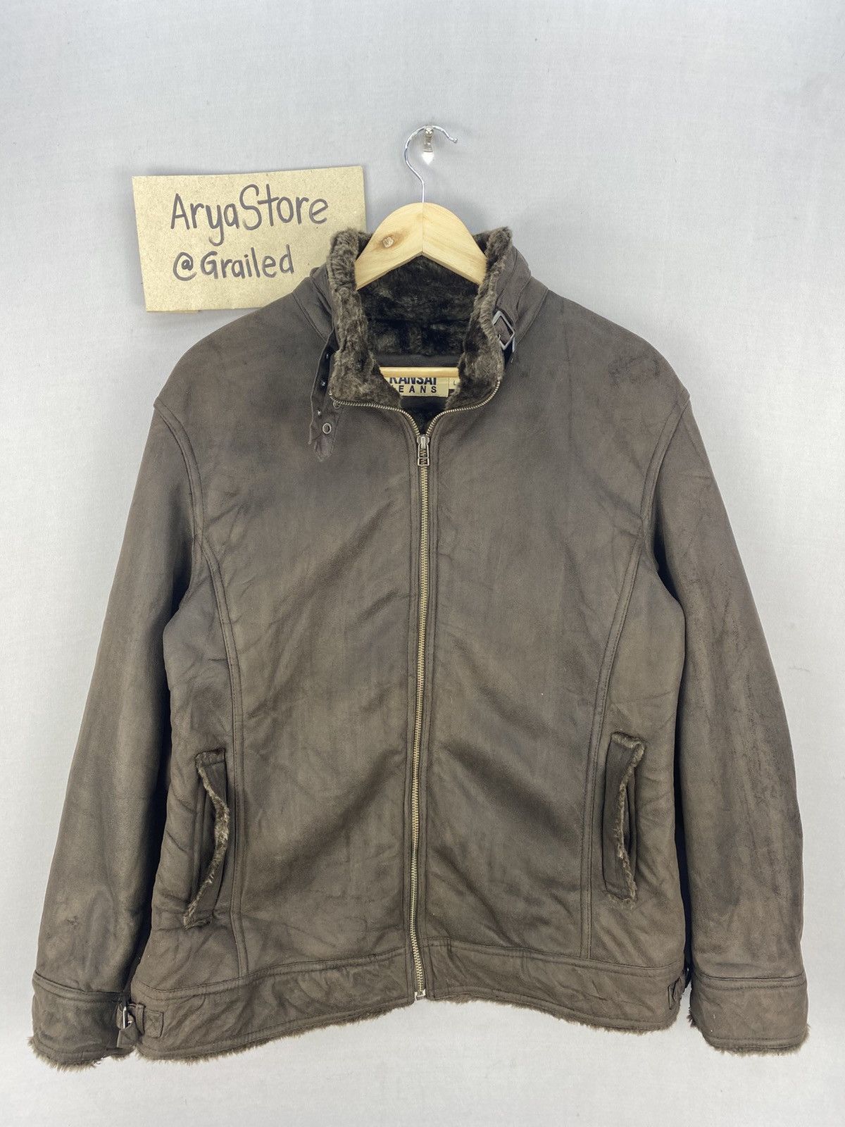 Kansai Yamamoto Kansai Jeans by Kansai Yamamoto B-3 Moleskin Flight Jacket Size US M / EU 48-50 / 2 - 1 Thumbnail