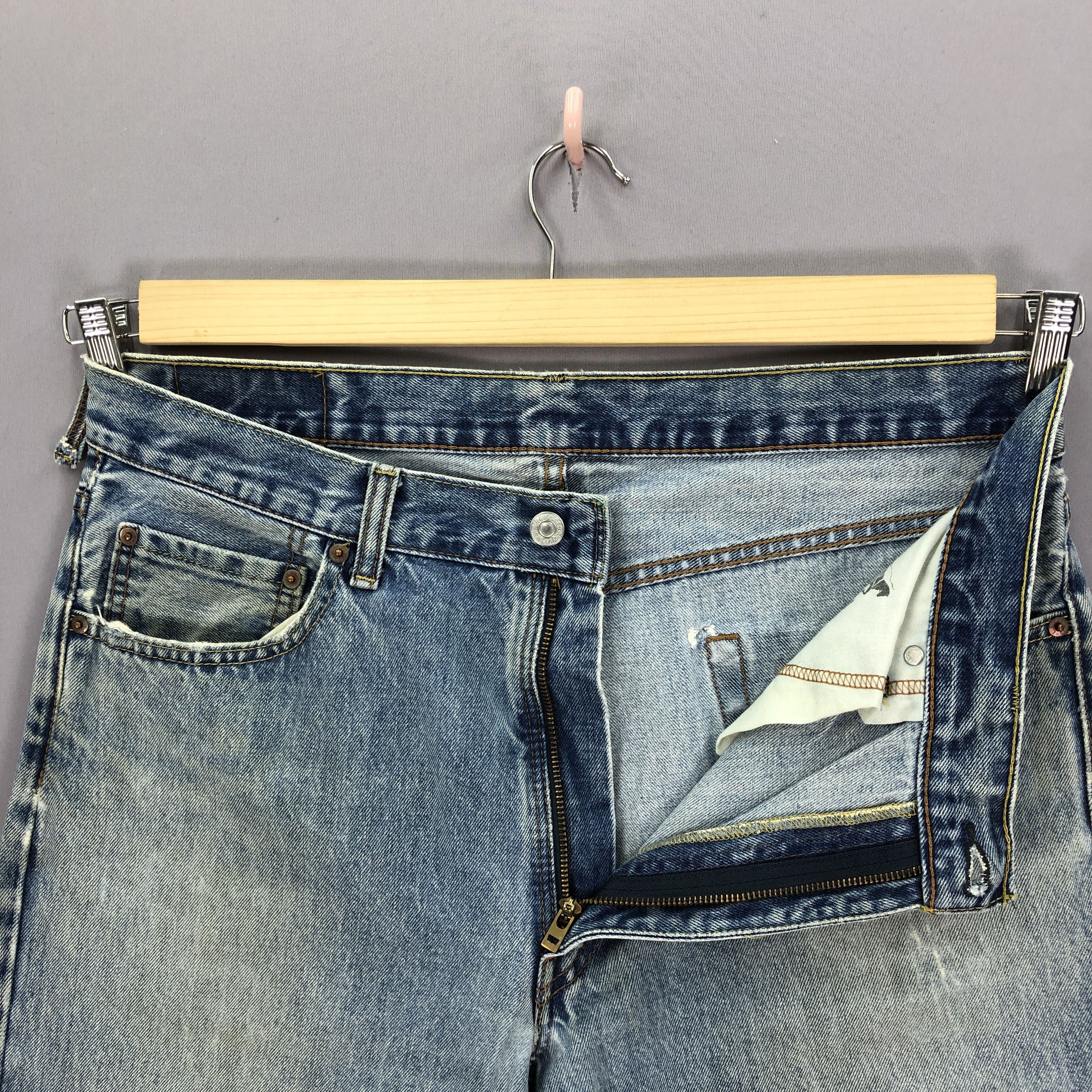 Levi's Vintage Levis 550 Light Wash Baggy Jeans Levi's Faded Denim Size US 36 / EU 52 - 6 Thumbnail