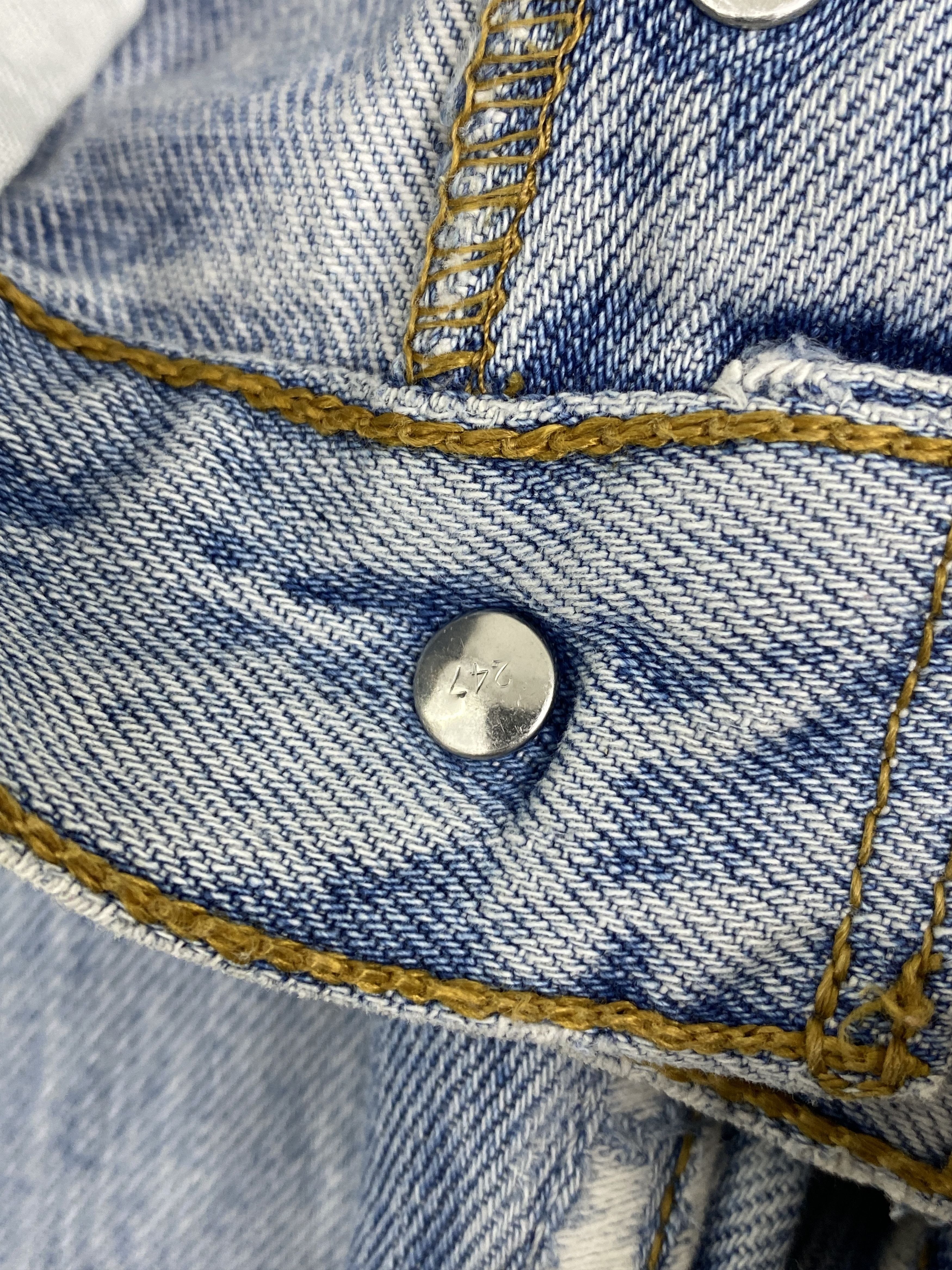 Levi's Faded Blue Vintage Levis 501 Jeans DP2761 Size US 27 - 12 Thumbnail