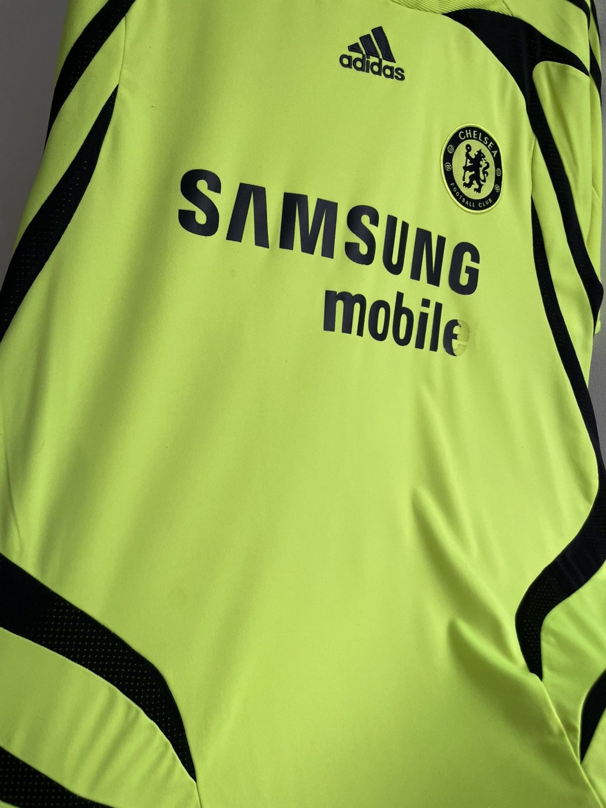 Vintage CHELSEA 2007 2008 AWAY Football Shirt Soccer Jersey Adidas Size US XL / EU 56 / 4 - 12 Thumbnail