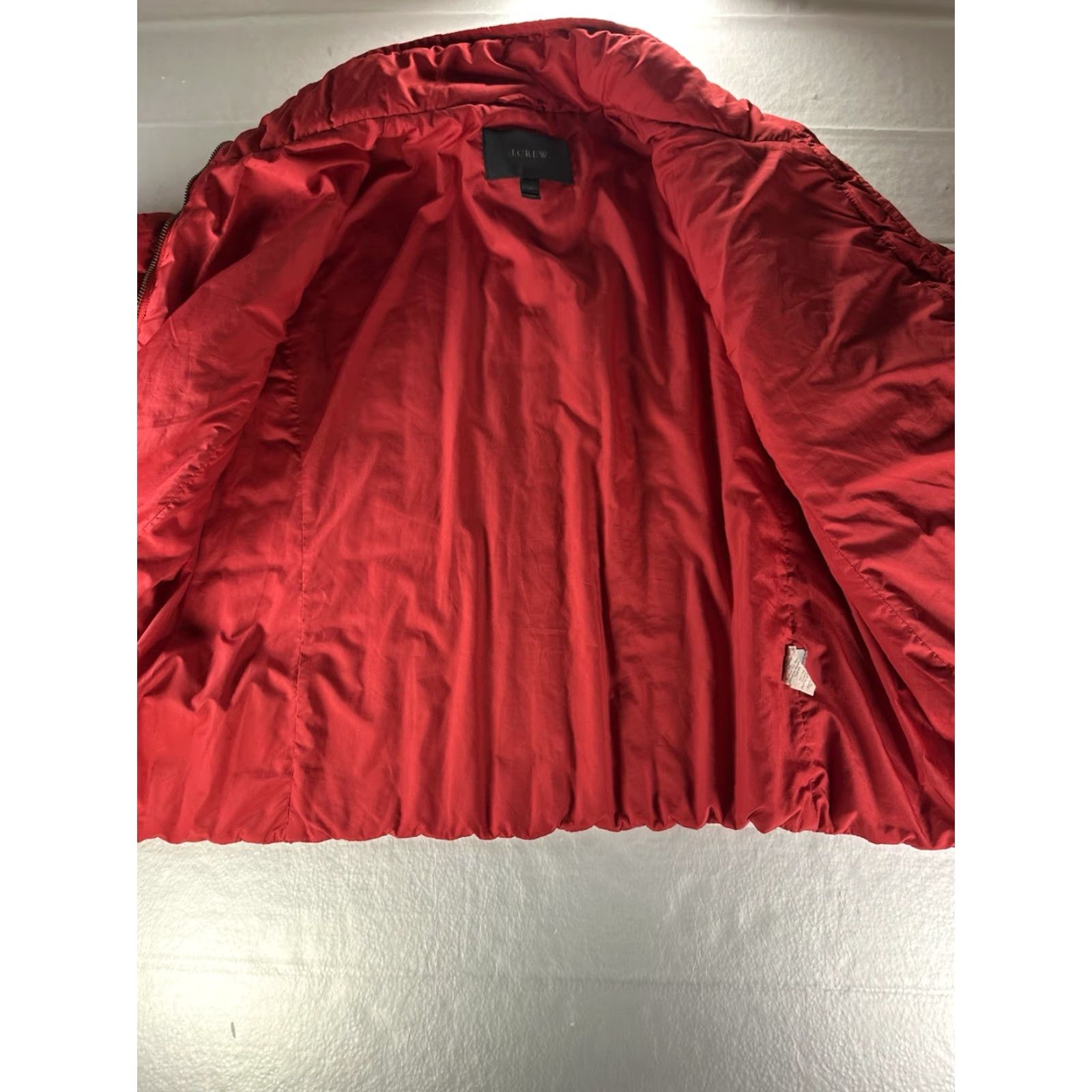 J.Crew J.CREW Snowcap Quilted Puffer Jacket Womens XL Red Down Coat Weatherproof Size XL / US 12-14 / IT 48-50 - 5 Thumbnail