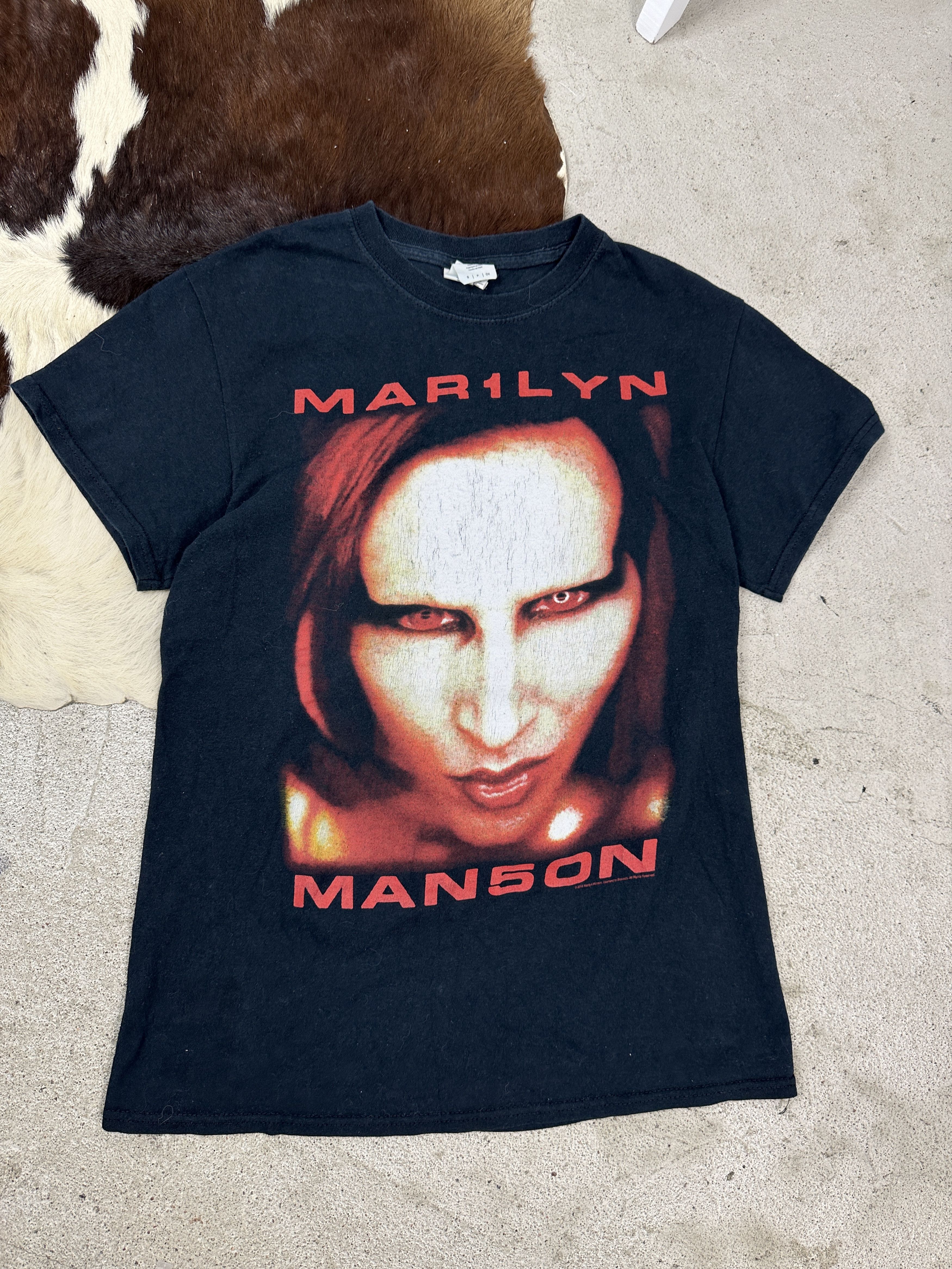 Vintage Marylin Manson T-shirt Size US S / EU 44-46 / 1 - 4 Thumbnail