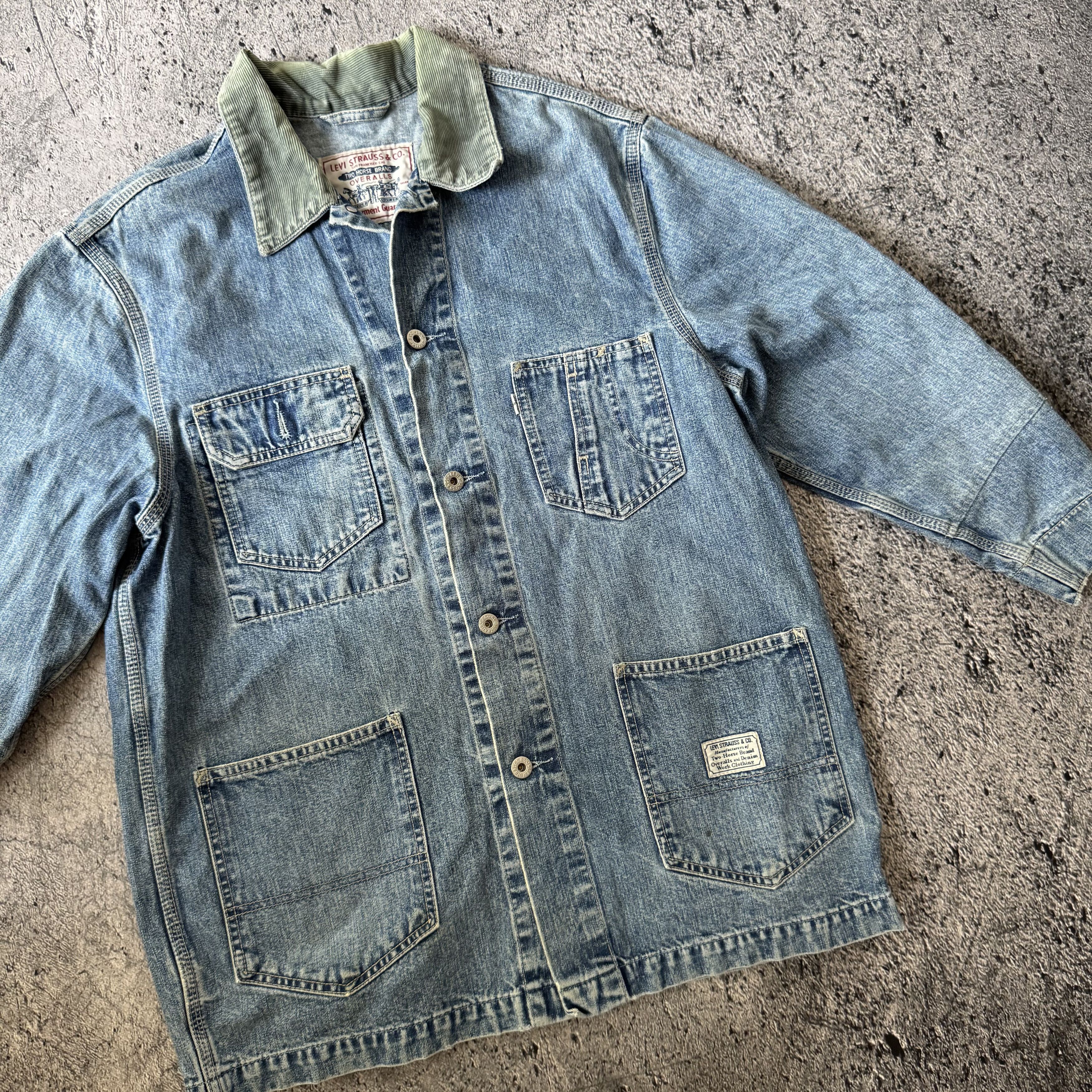 Levi's Vintage Levis Chore Coat 70665 80s Japennese Style Size M / US 6-8 / IT 42-44 - 3 Thumbnail