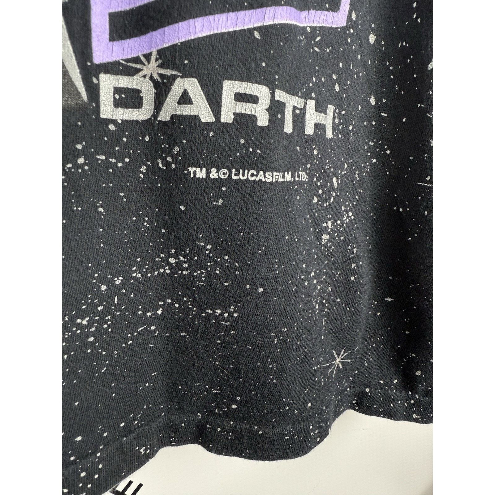 Disney VTG 80s Disney Star Wars Darth Vader All Over Print Size US XXL / EU 58 / 5 - 2 Thumbnail