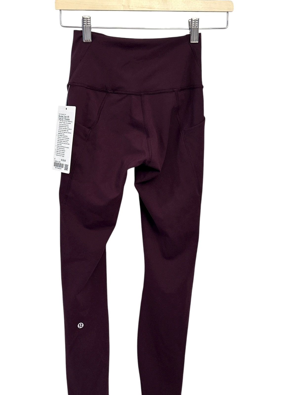 Lululemon Lululemon Wunder Train with Pockets 25" Sz 4 Goodnight Plum Size 27" / US 4 / IT 40 - 3 Thumbnail